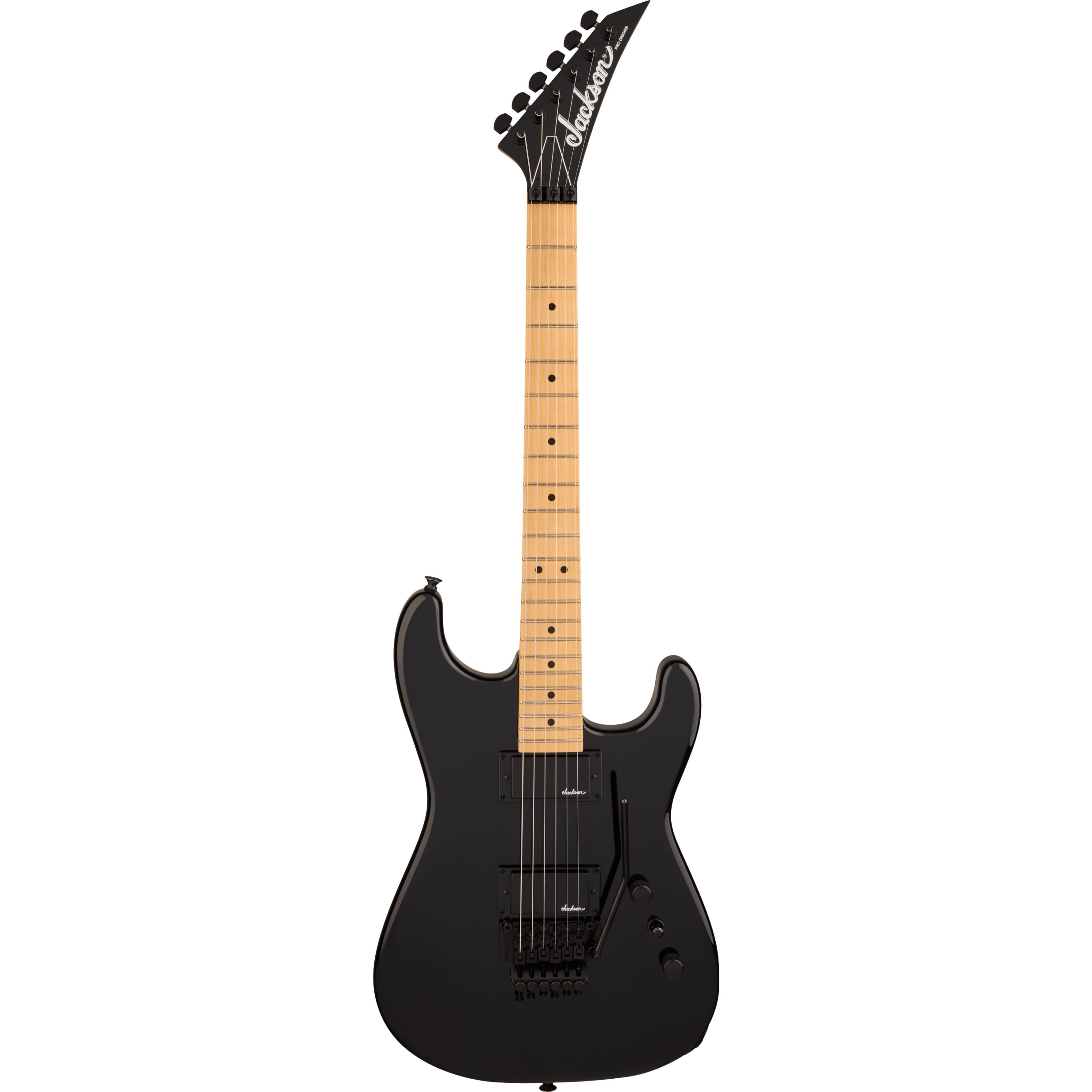 Jackson E-Gitarre, E-Gitarren, ST-Modelle, Pro Origins 1985 San Dimas SD1 HH MPL Black - E-Gitarre