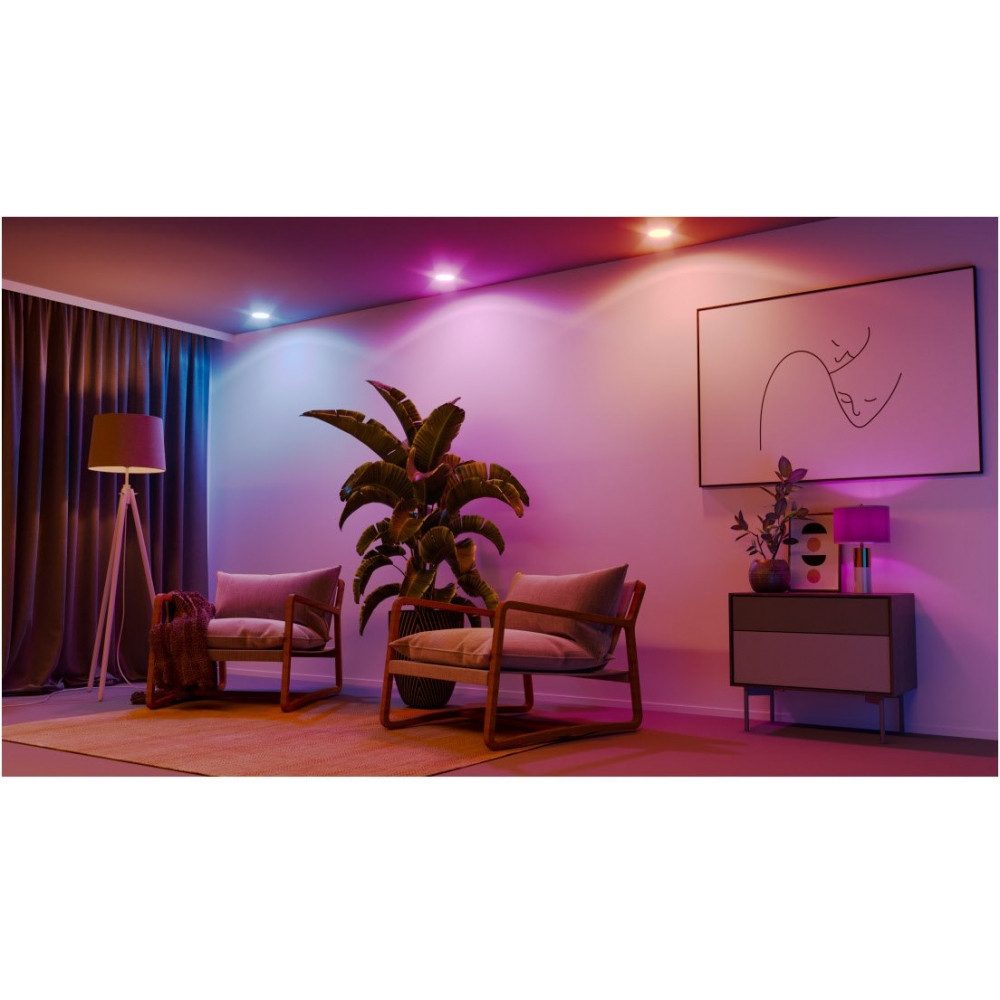 Hama LED-Leuchtmittel Hama Smarte WLAN-LED-Lampe GU10 - LED-Lampe., Sockel GU10, Warmweiß