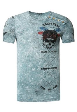 Rusty Neal T-Shirt mit verwaschenem Print
