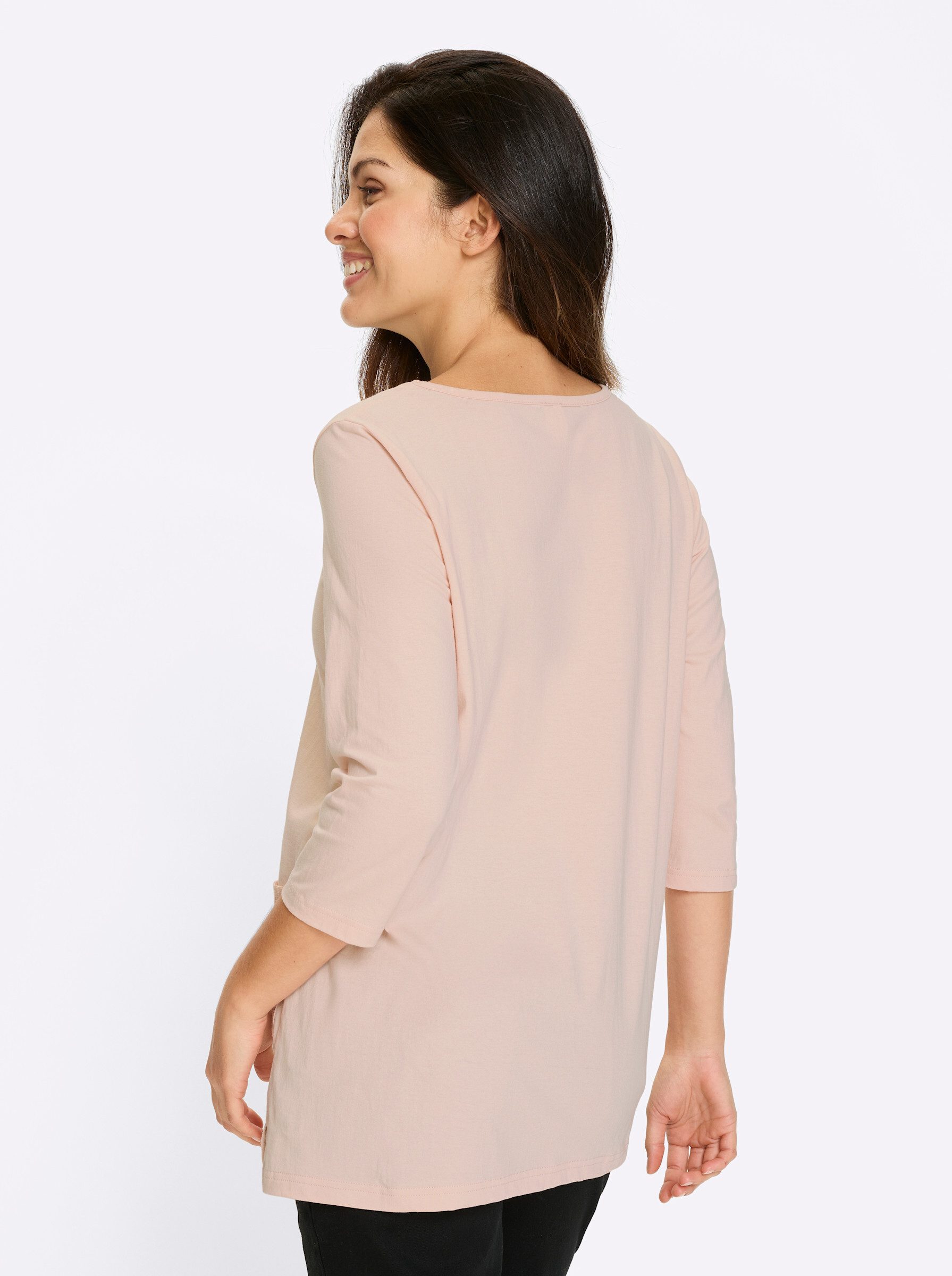 Sieh an! T-Shirt Longshirt . günstig online kaufen