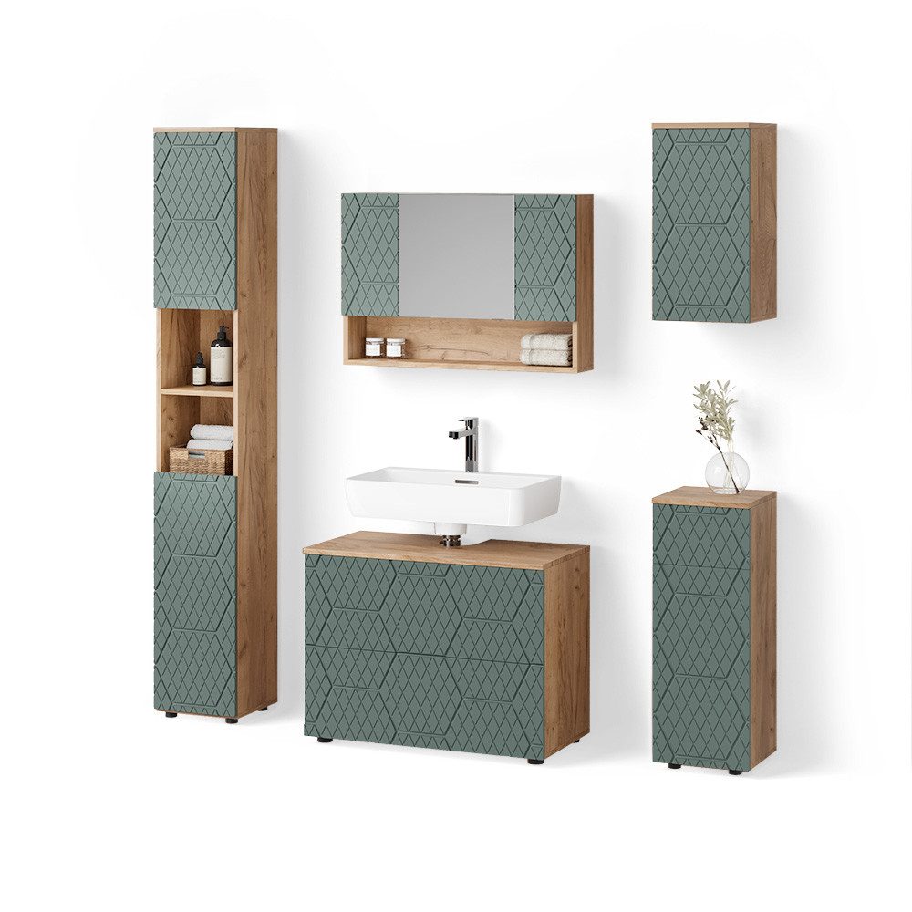 Grün/Goldkraft Eiche | Korpus: Goldkraft Eiche