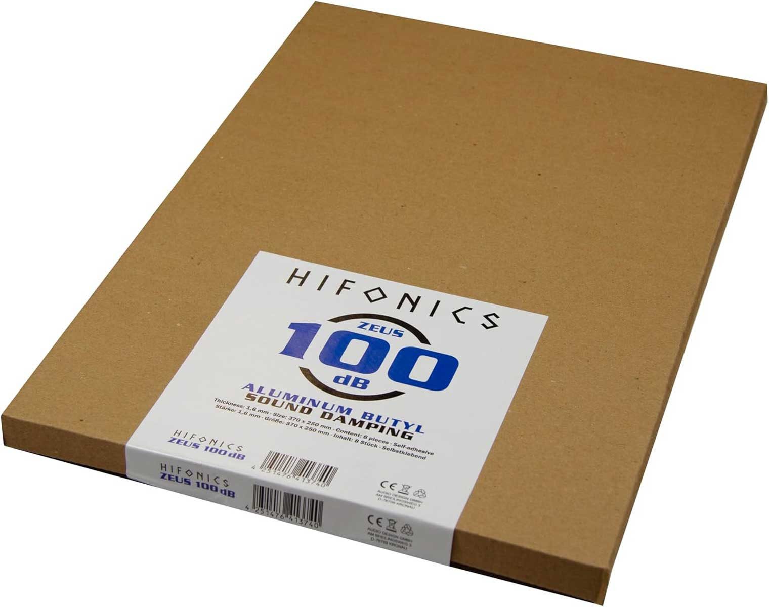 Hifonics Dämmplatte ZEUS100db Dämmmaterial selbstklebend AluButyl 1,6mm günstig online kaufen