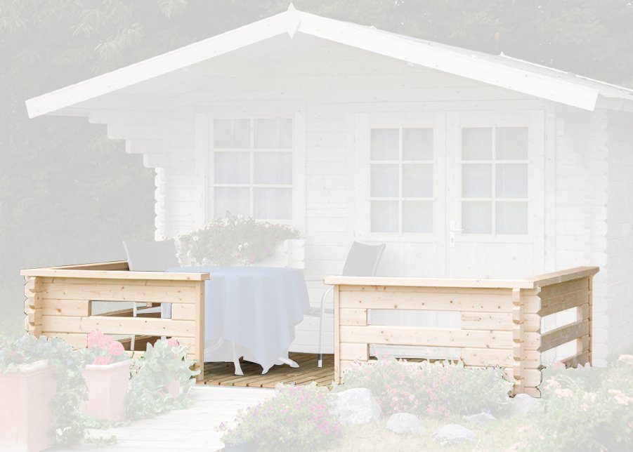 Wolff Terrasse, BxT:360x200 cm, 44 mm Bohlenstärke | OTTO