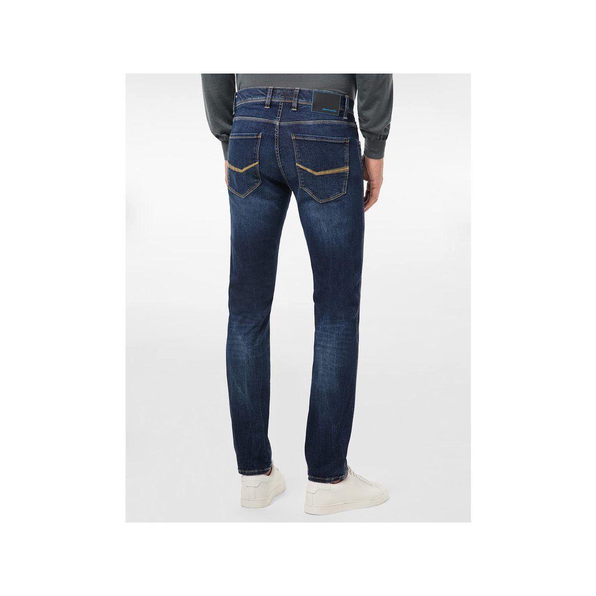 Cardin (1-tlg) 5-Pocket-Jeans Pierre blau