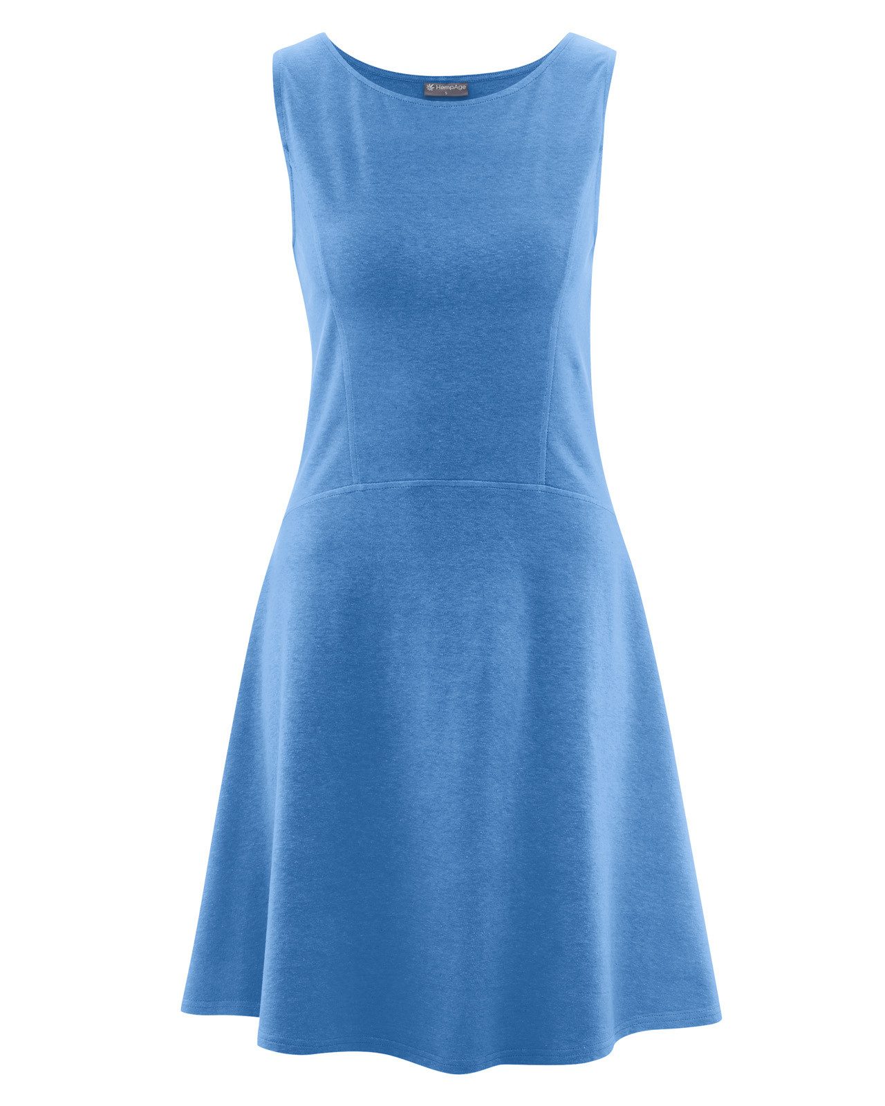HempAge Sommerkleid Jersey Sommerkleid Hanf/Biobaumwolle Slim Fit