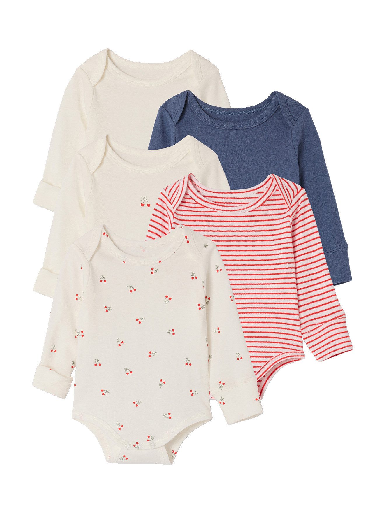 Body Baby Wickelbodys mit langen Ärmeln, Bio-Baumwolle