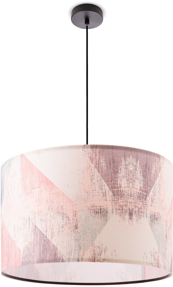 Pendelleuchte E27 Wohnzimmer Leuchtmittel, Hängelampe Paco Vintage Schlafzimmer ohne Home Deckenlampe 102, Pastell Mero