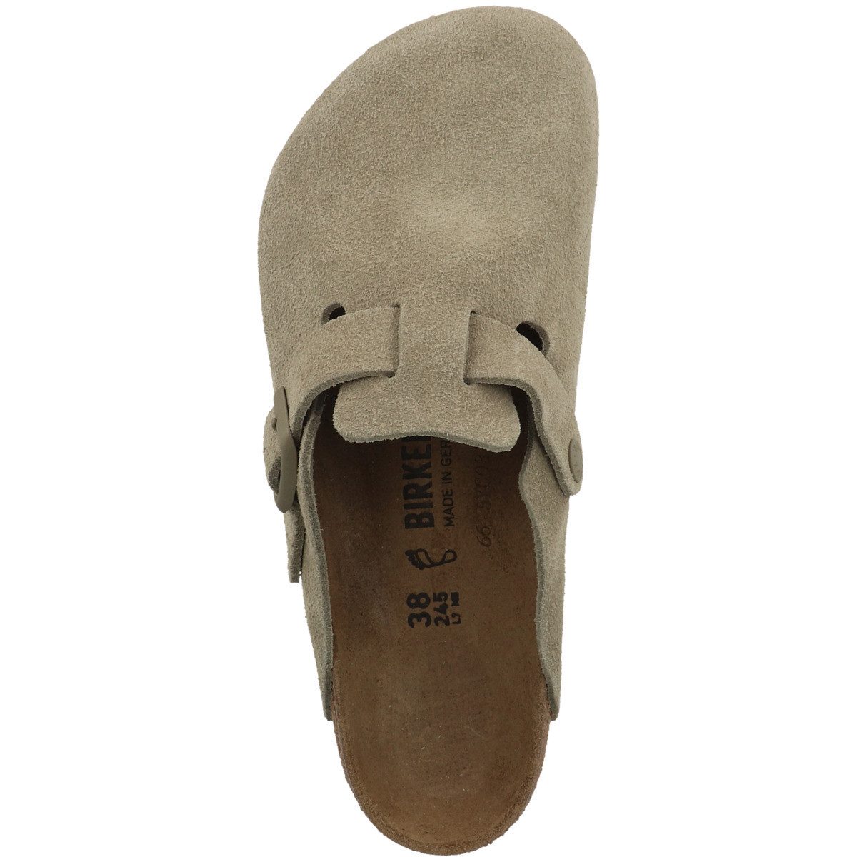 Birkenstock Boston Veloursleder normal Unisex Erwachsene Clog Sandalen, Hausschuhe, Pantoletten, Badeschuhe, Gartenschuhe