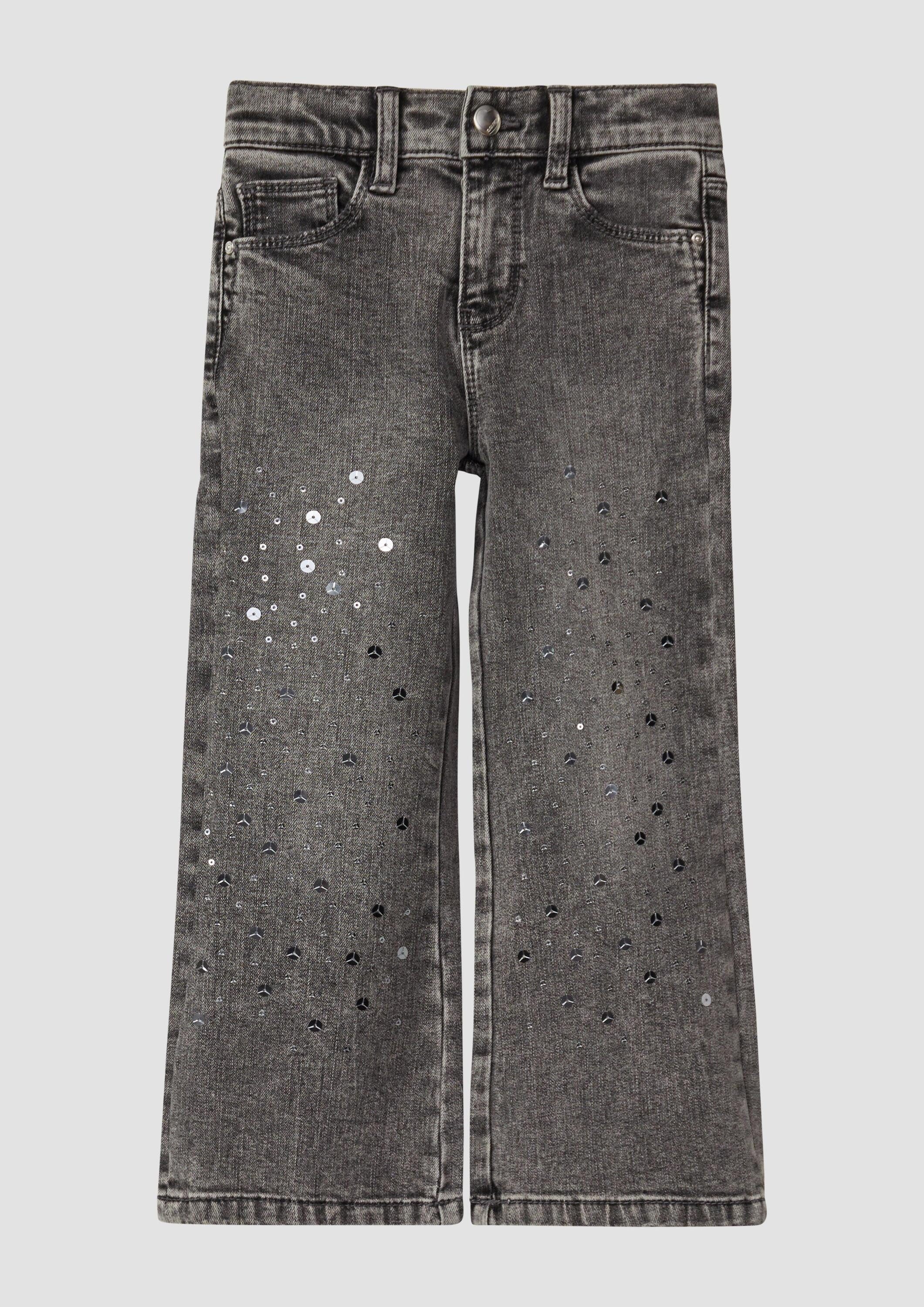 Weite Jeans Jeans-Hose