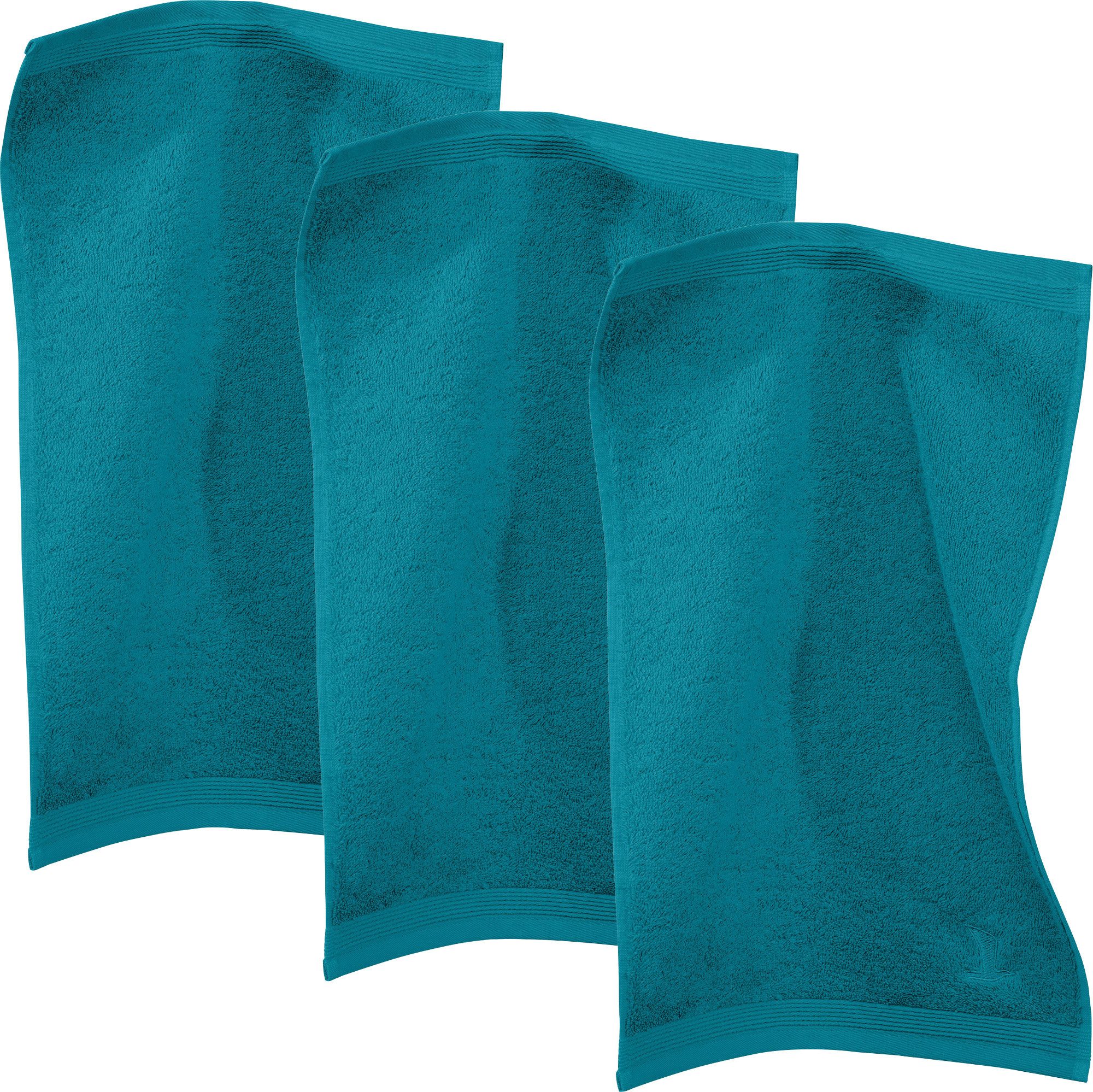 Gästehandtuch Gästetuch "Superwuschel" 3er-Pack