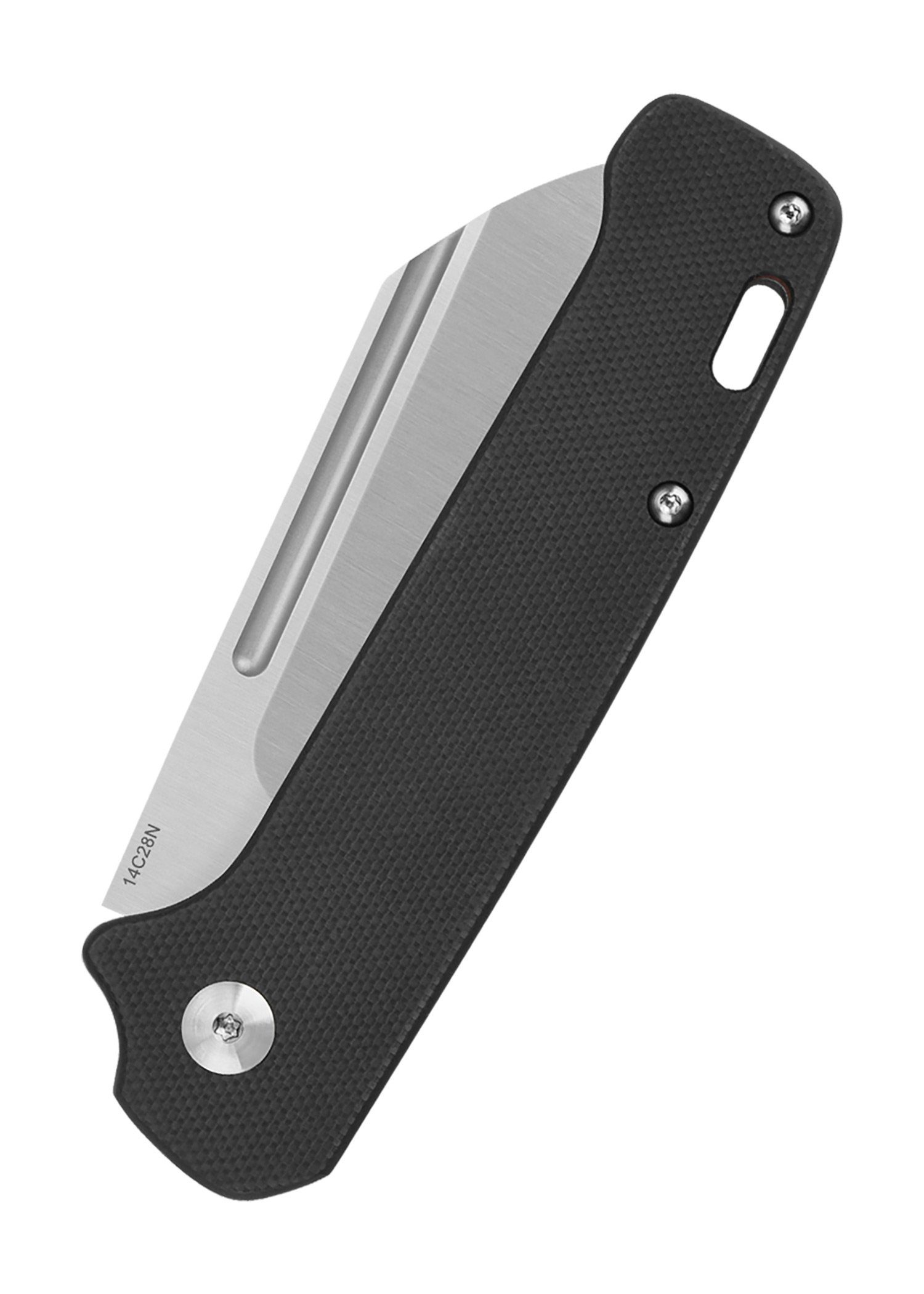 G10 mit Taschenmesser Slip-Joint QSP Griff QSP Penguin schwarzem