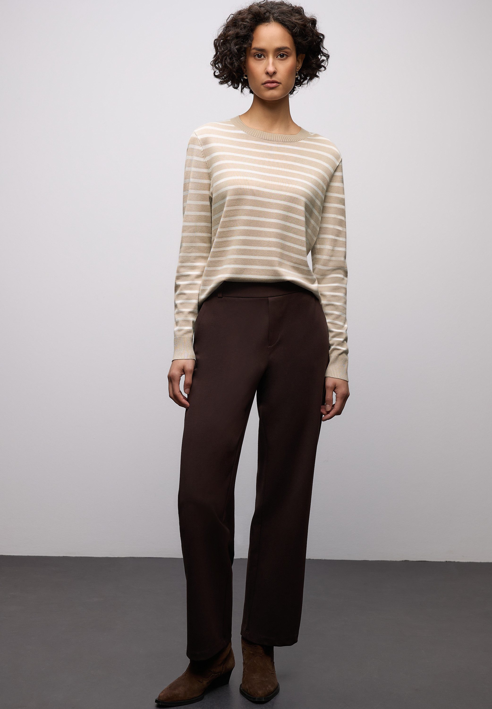 STREET ONE Strickpullover im Streifen-Design