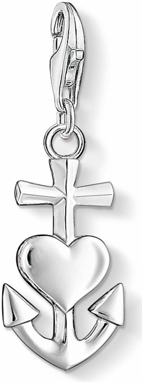 THOMAS SABO Charm-Einhänger Kreuz-, Herz-, Anker-Design, Glaube, Liebe, Hoffnung