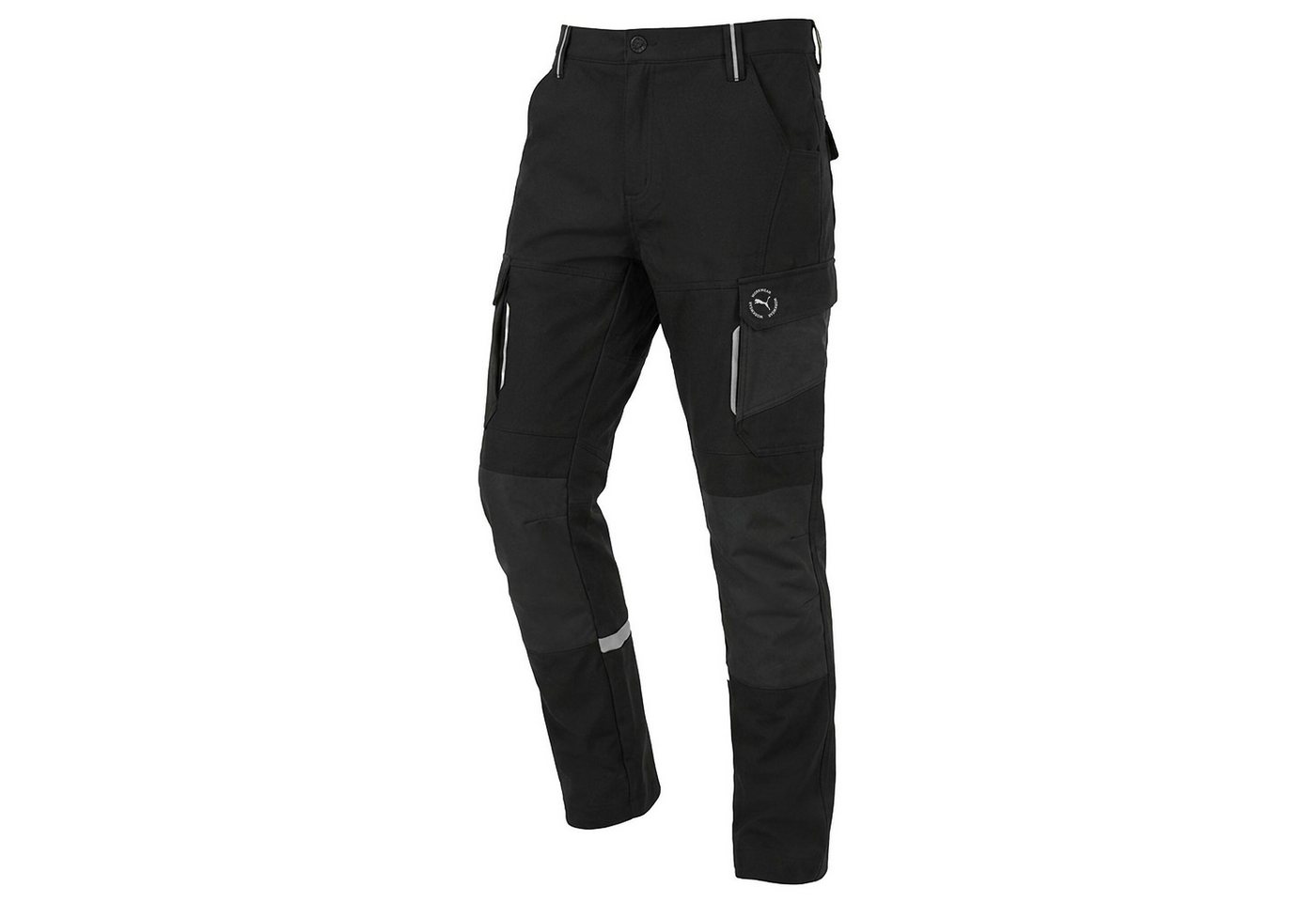 PUMA Workwear Arbeitshose Herren - Mit 4-Wege Stretch - Robust - verstärkter Kniebereich Gummizug - Erhöhtes Rückenteil - Bundhose mit verlängerbarem Hosensaum