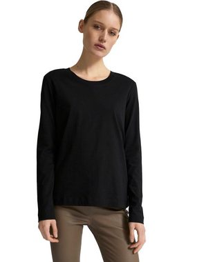 SELECTED FEMME T-Shirt Longsleeve Shirt Basic Sweater SLFSTANDARD Dünner Pullover (1-tlg) 3831 in Schwarz