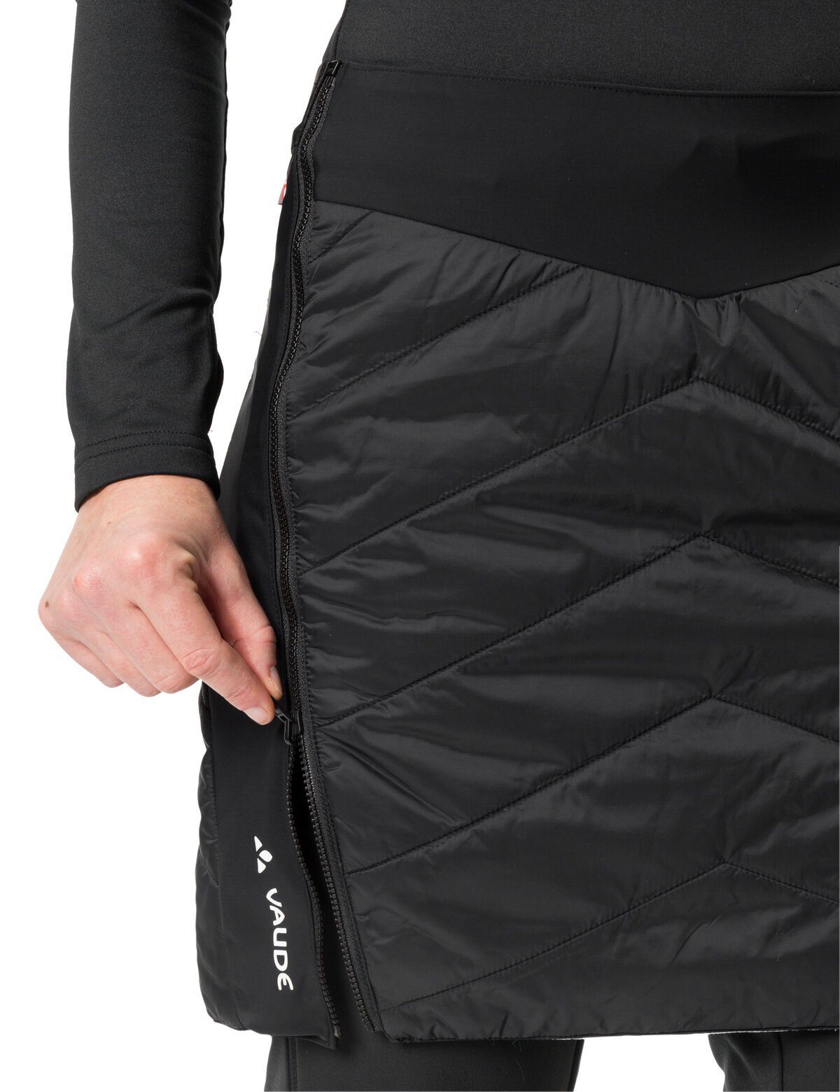 black/white Women's in Sesvenna Reversible II VAUDE Skirt Wickelrock Unifarbe