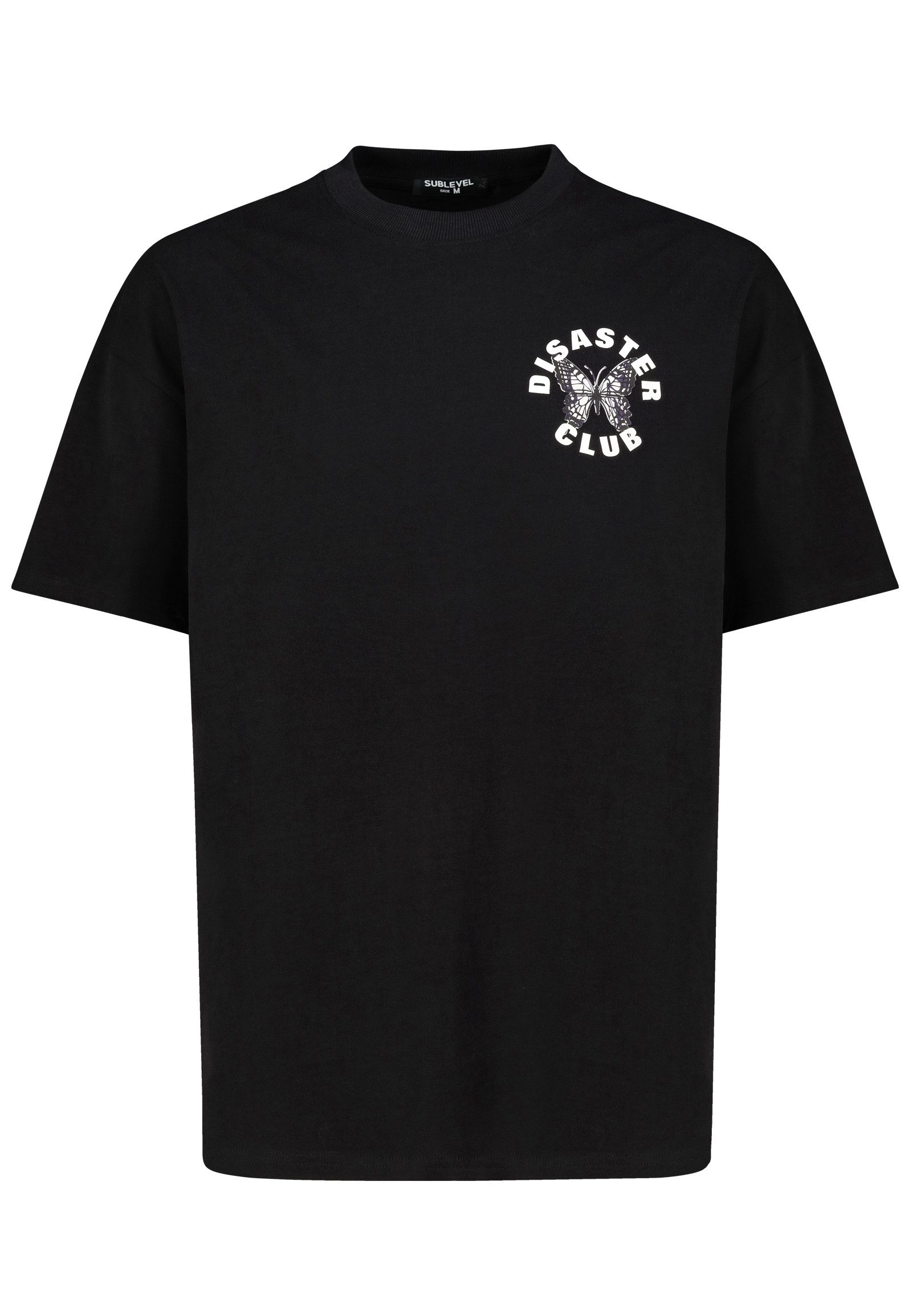 SUBLEVEL T-Shirt Design Motiv mit Vintage Ästhetik Oversized HAKA Shirt