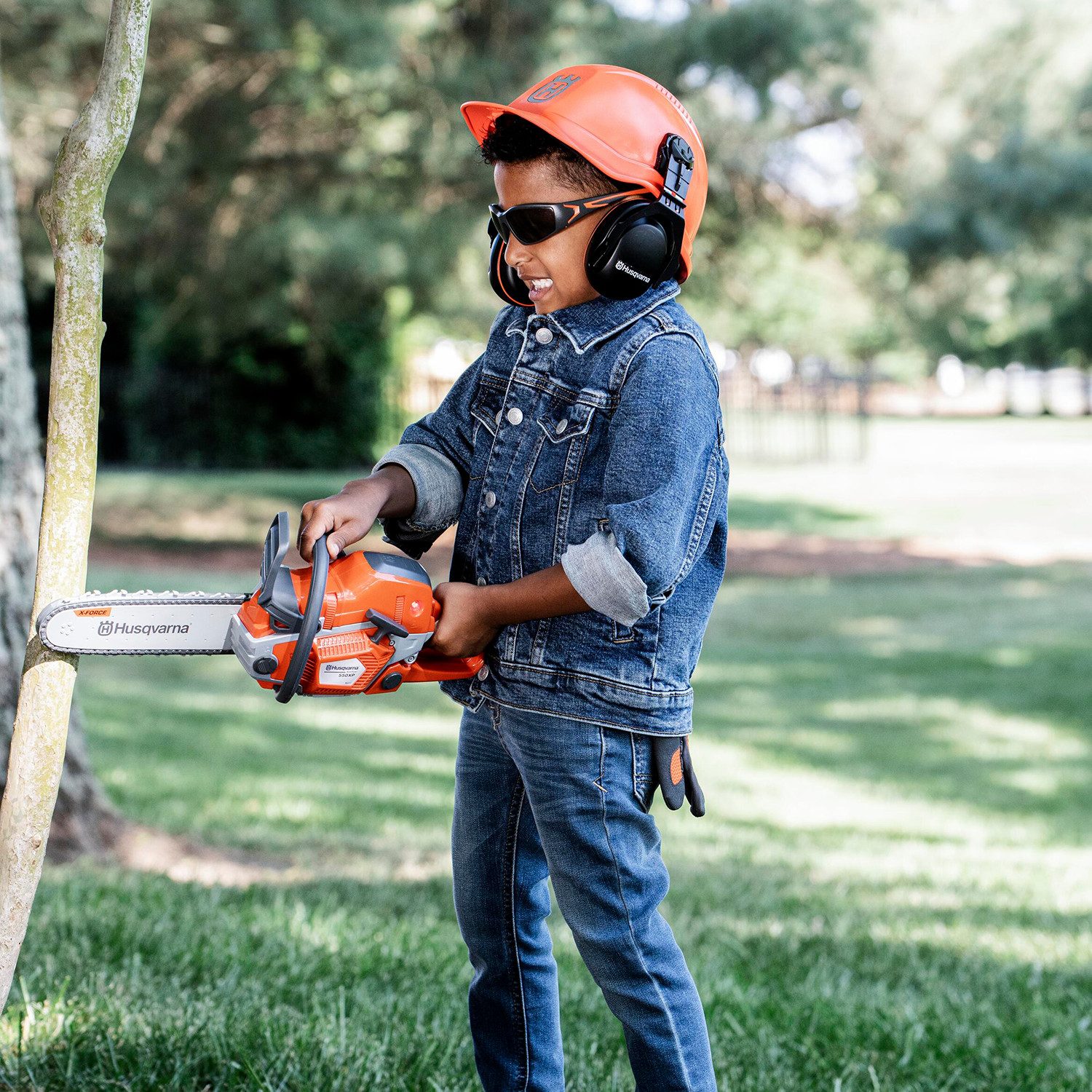 Husqvarna Kinder-Kettensäge 550XP Set günstig online kaufen