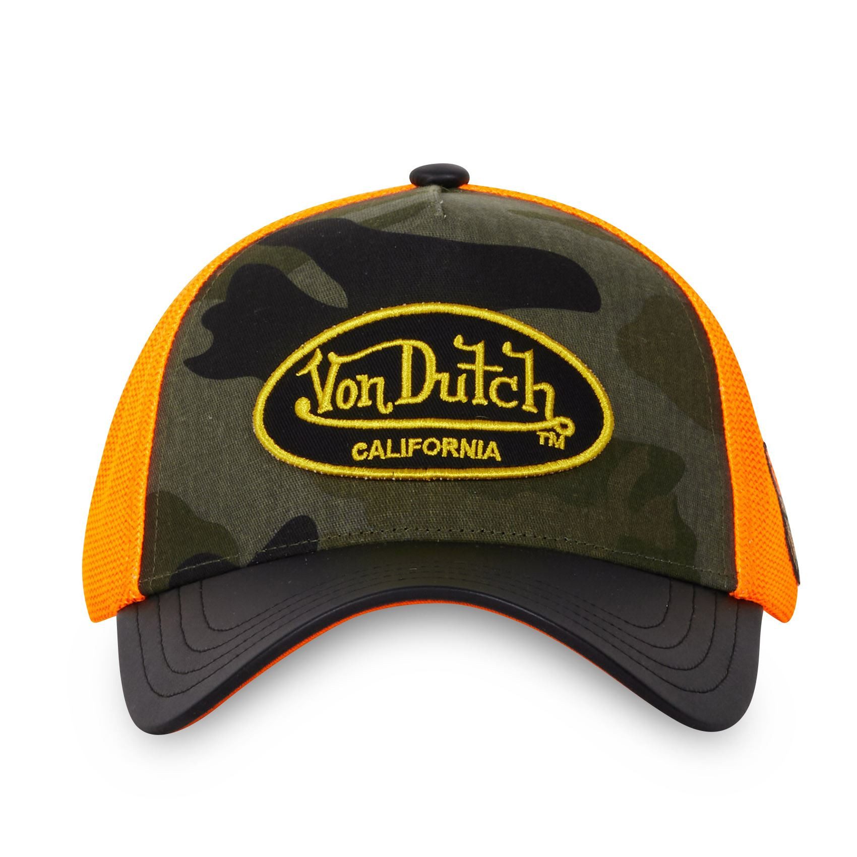 Von Dutch Trucker Cap Von Dutch Originals Trucker Cap - VINTAGE PREMIUM (Basecap, Basecap, Meshcap, Trucker Kappe) seitlicher Army Patch