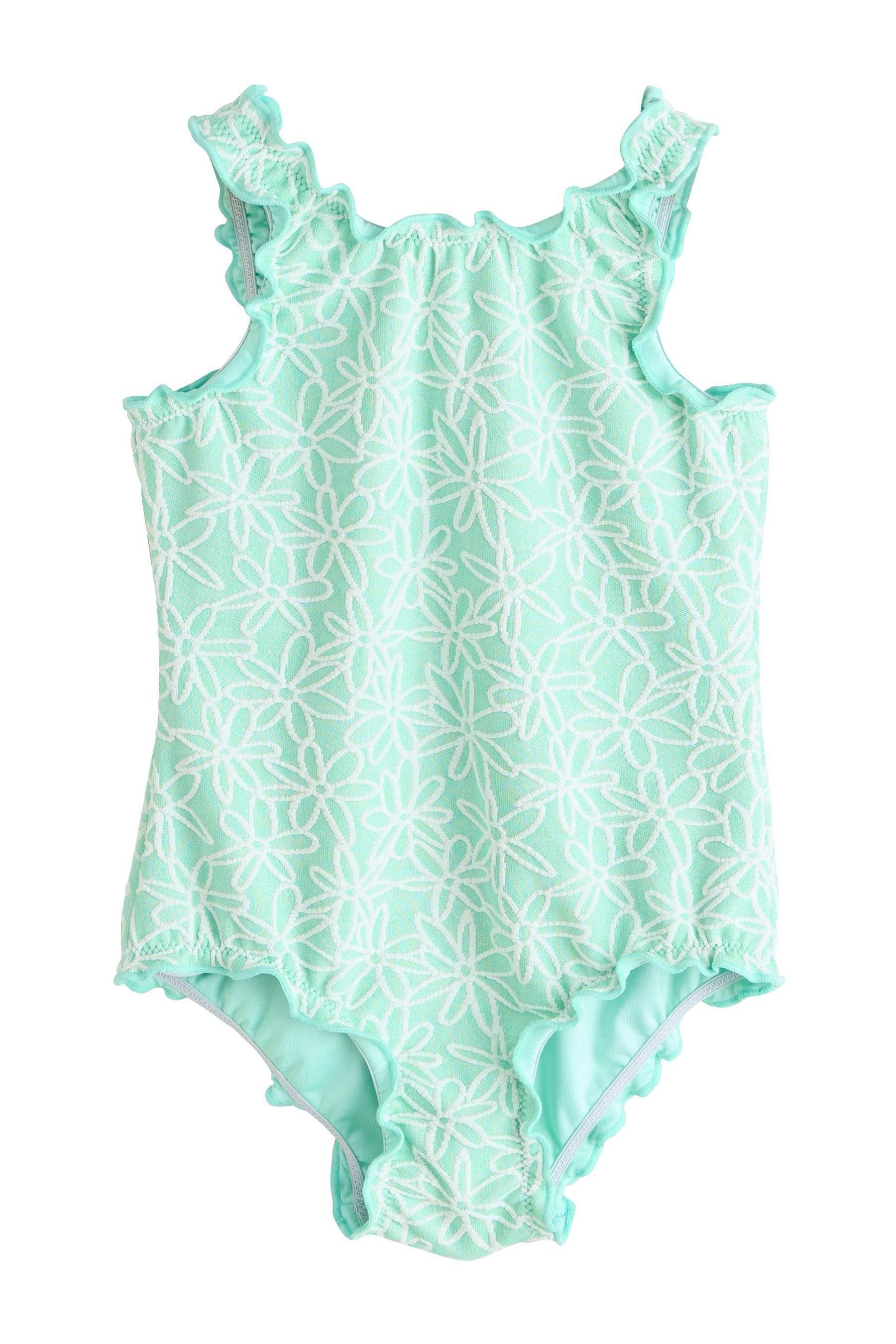 Next Badeanzug Badeanzug mit Kräuselsaum (1-St)