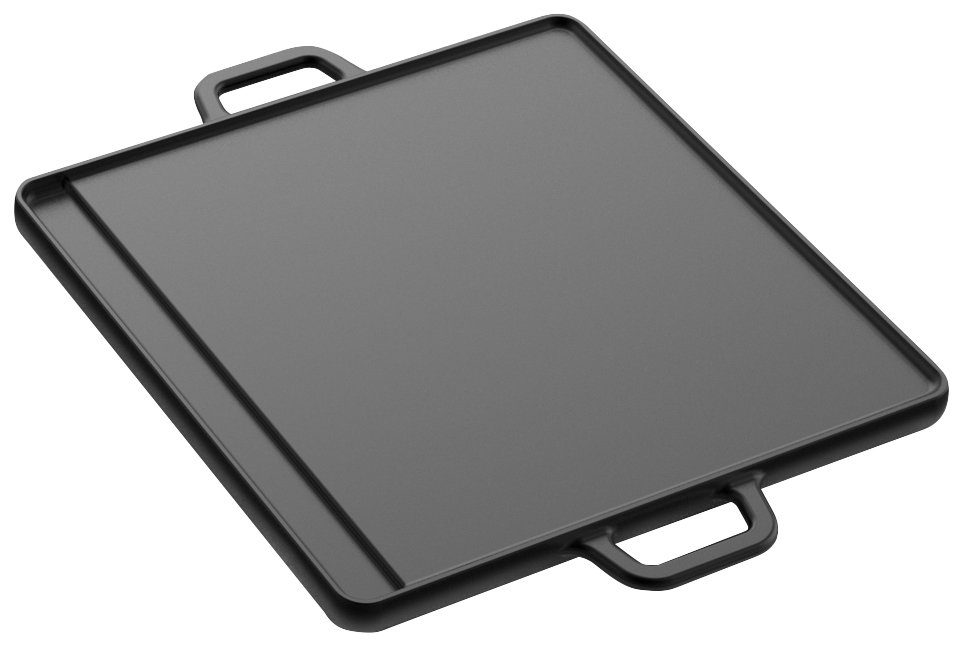 TEPRO Grillplatte, Universal, 30x30 cm, Beidseitig nutzbare emaillierte ...