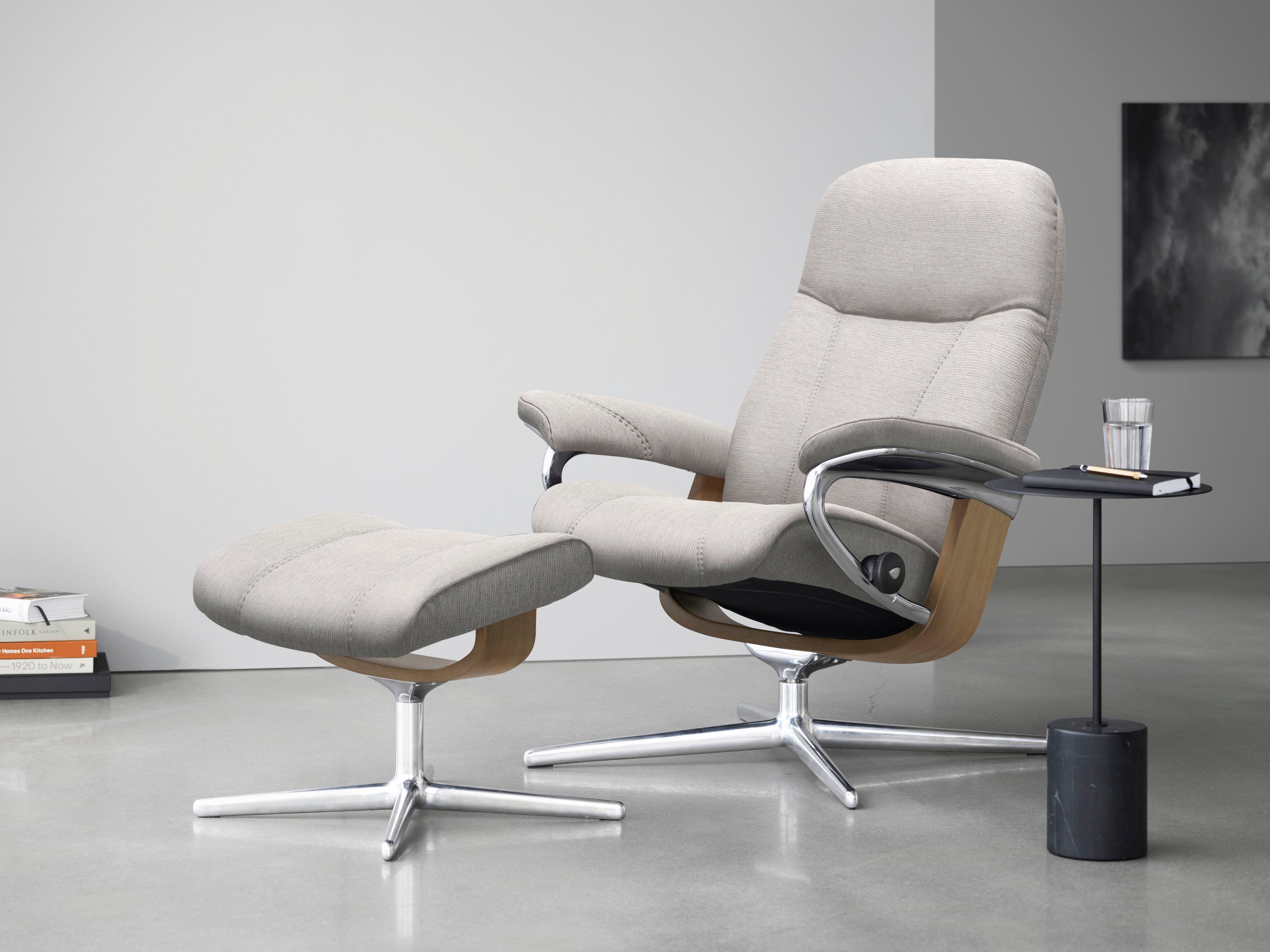 Stressless® Relaxsessel Consul, mit Cross Base, Розмір S, M & L, Holzakzent Eiche