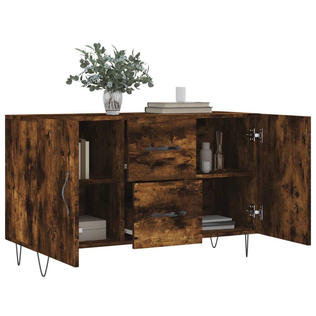 St) 100x36x60 Räuchereiche (1 Sideboard cm vidaXL Holzwerkstoff Sideboard