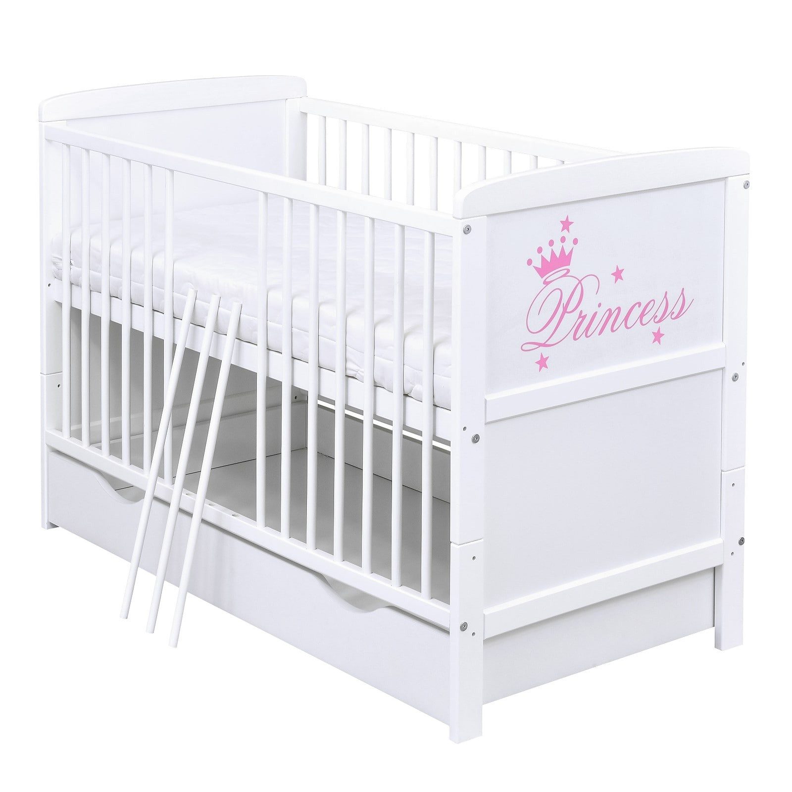 Babybett Natalie Princess Bettkasten