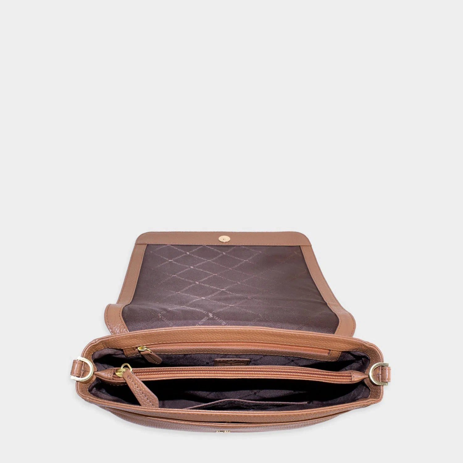 Braun Büffel Umhängetasche HANNA Umhängetasche Flap cognac