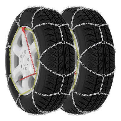 vidaXL Schneeketten Schneeketten für Autoreifen 2 Stk. 9 mm