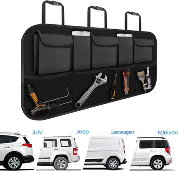 Coonoor Rücksitzorganizer Kofferraum-Organizer Auto-Aufbewahrungstasche mit 9 Fächern (1-tlg)