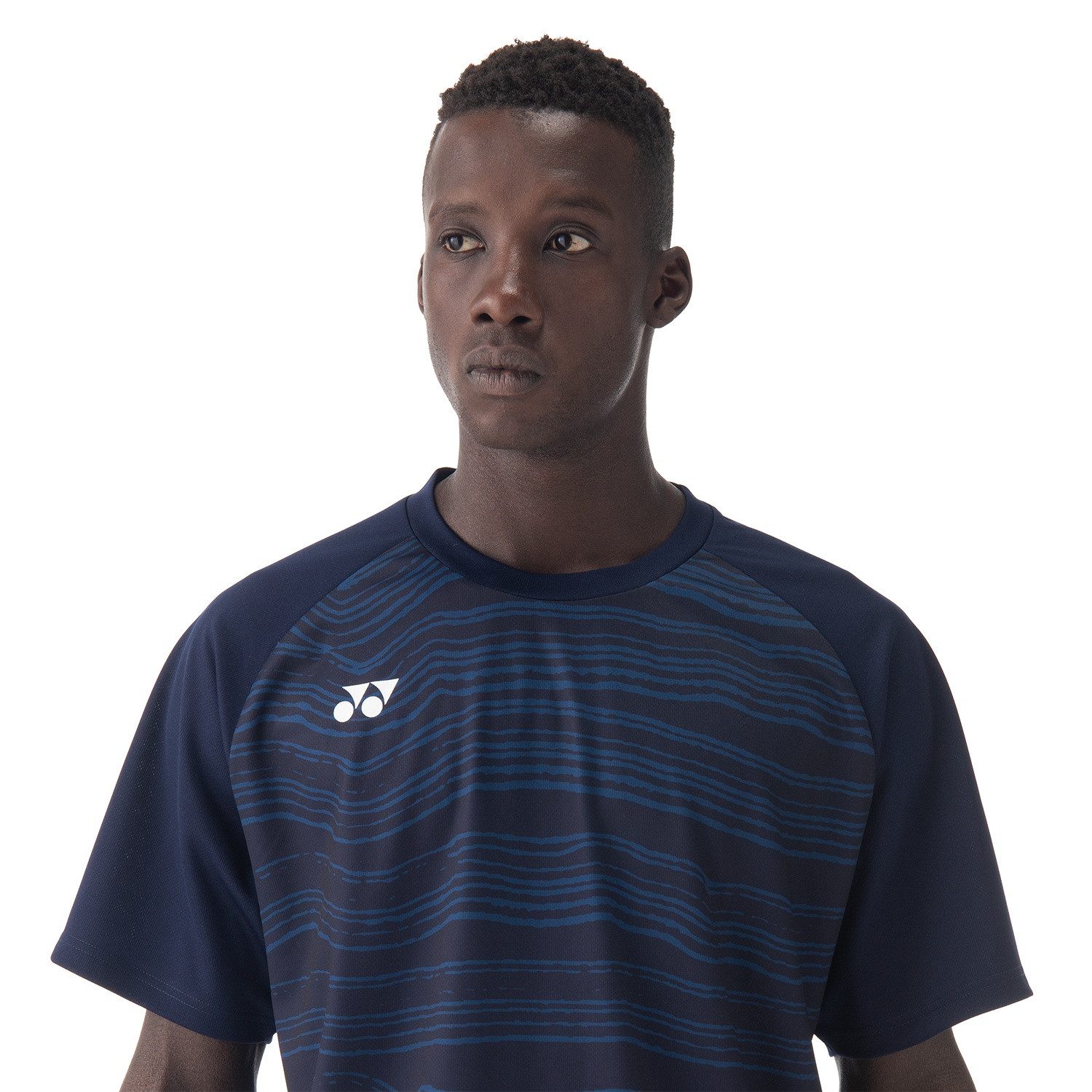 Yonex T-Shirt Crew Neck Club Team YM0050 (100% Polyester) 2025 navyblau Her günstig online kaufen