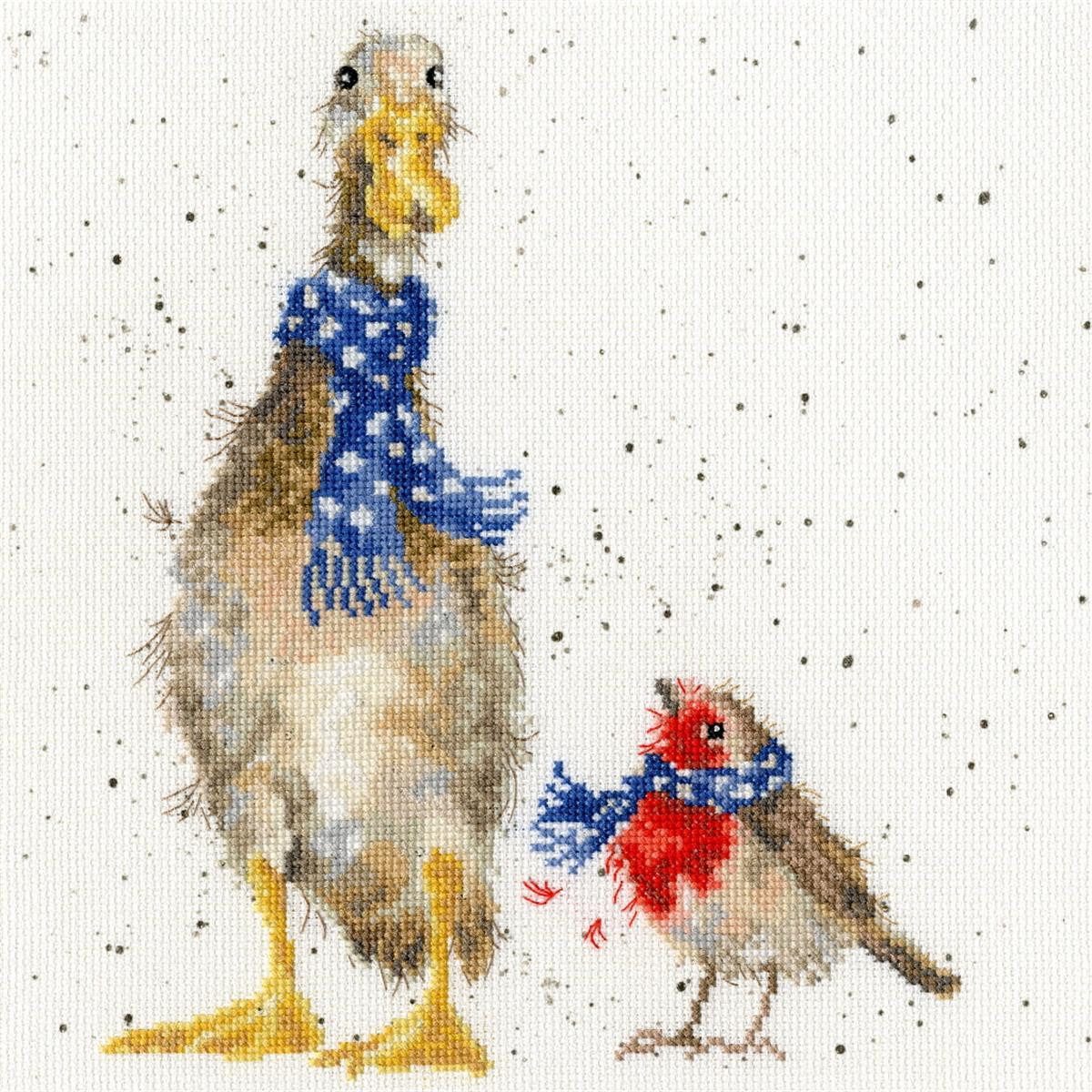 Kreativset Bothy Threads Kreuzstich-Set "Weihnachtspudding"