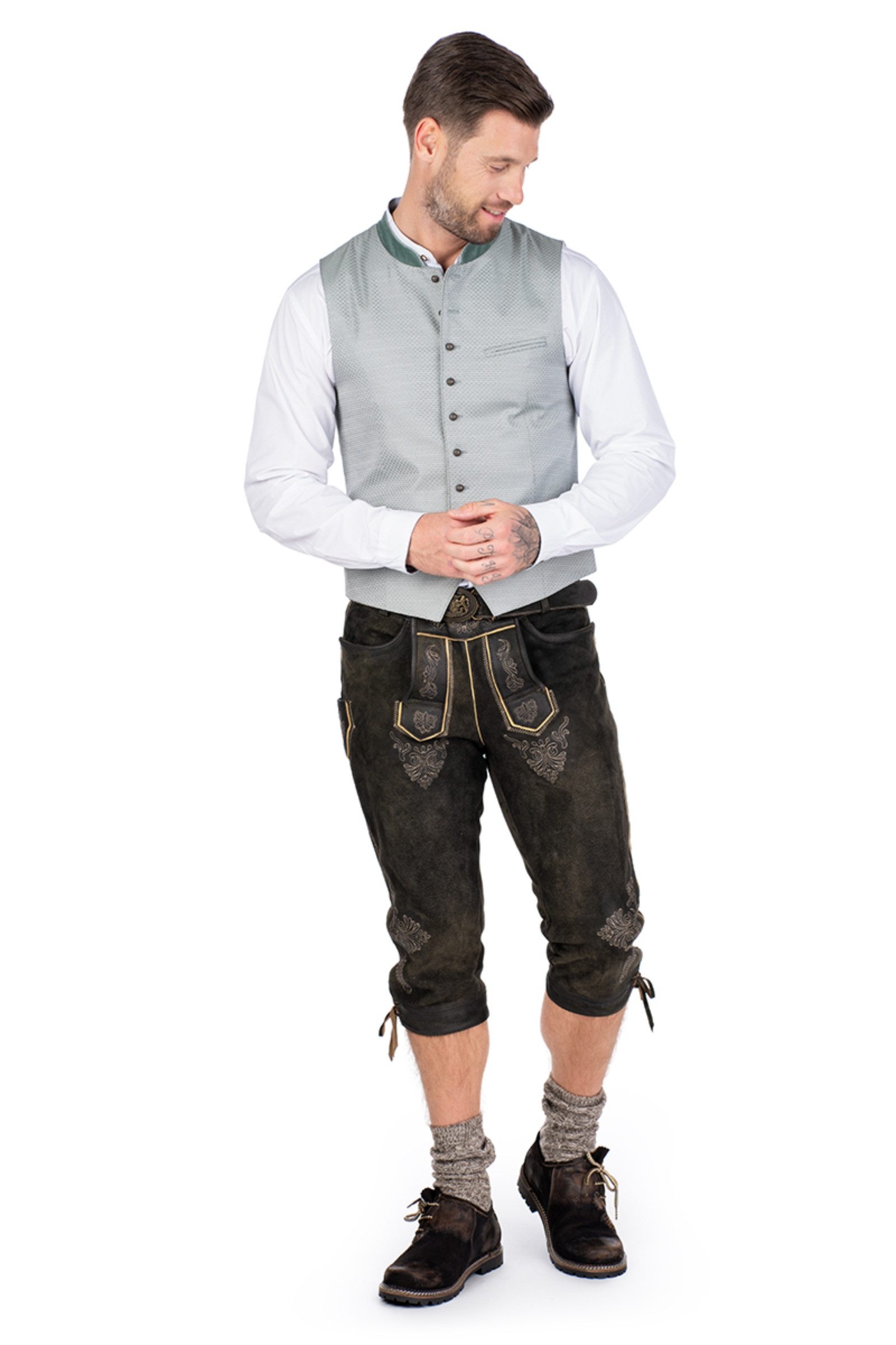 Maddox Trachtenlederhose Kniebundlederhose - SCHÖNSEE - günstig online kaufen