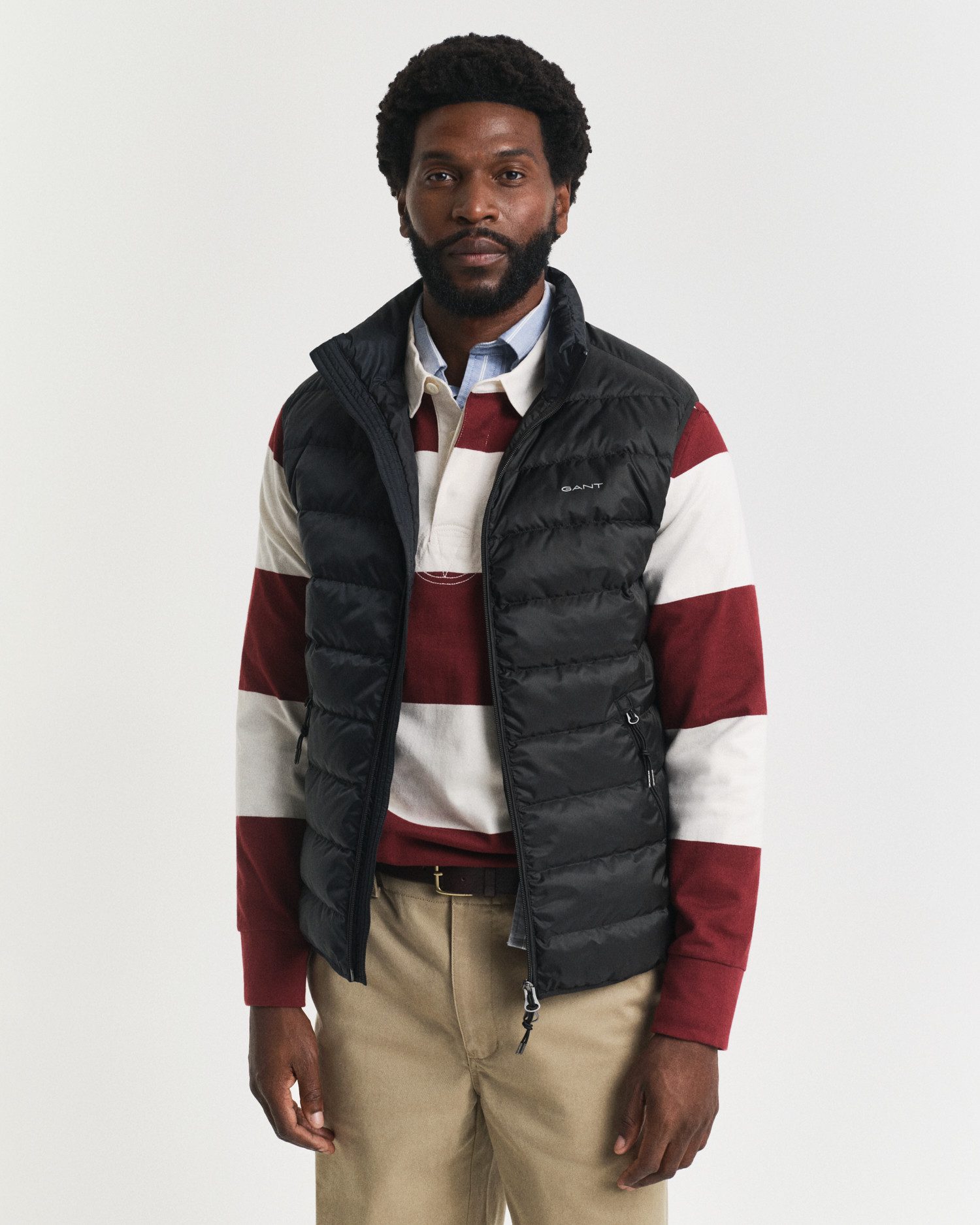 Gant Steppweste LIGHT DOWN VEST Stehkragen, leicht, 2-Wege Reißverschluss günstig online kaufen