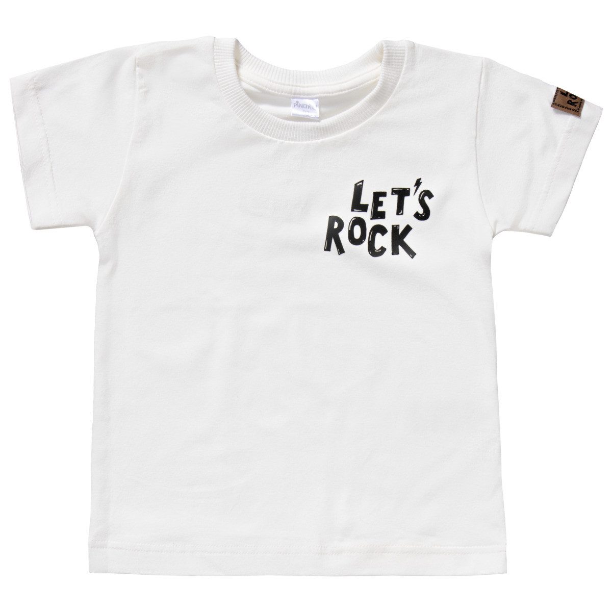 PINOKIO T-Shirt Let's rock Unisex Kinder (1-tlg) Shirt, Oberteil, Leibchen, Funktionsshirt, Shortsleeve Shirt