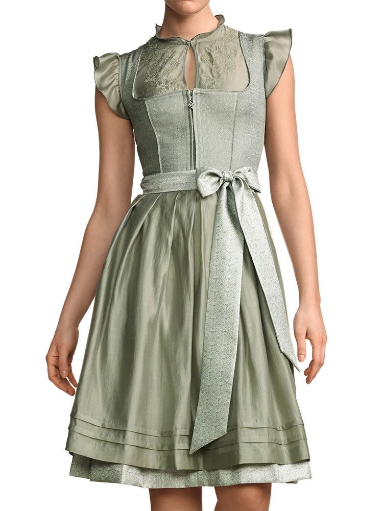 Krüger Madl Dirndl Dirndl Avi 60cm Länge hellgrün günstig online kaufen