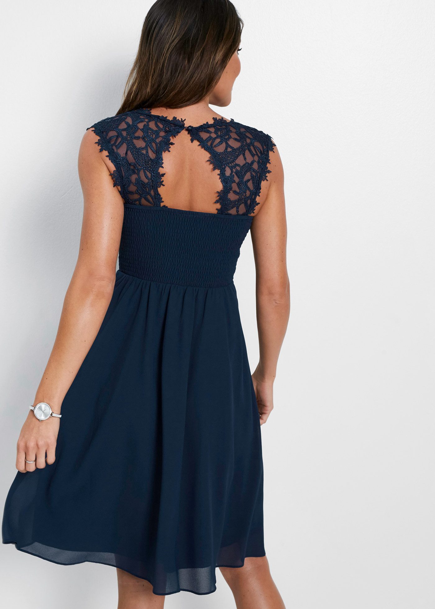 bonprix Minikleid Minikleid mit Spitze günstig online kaufen