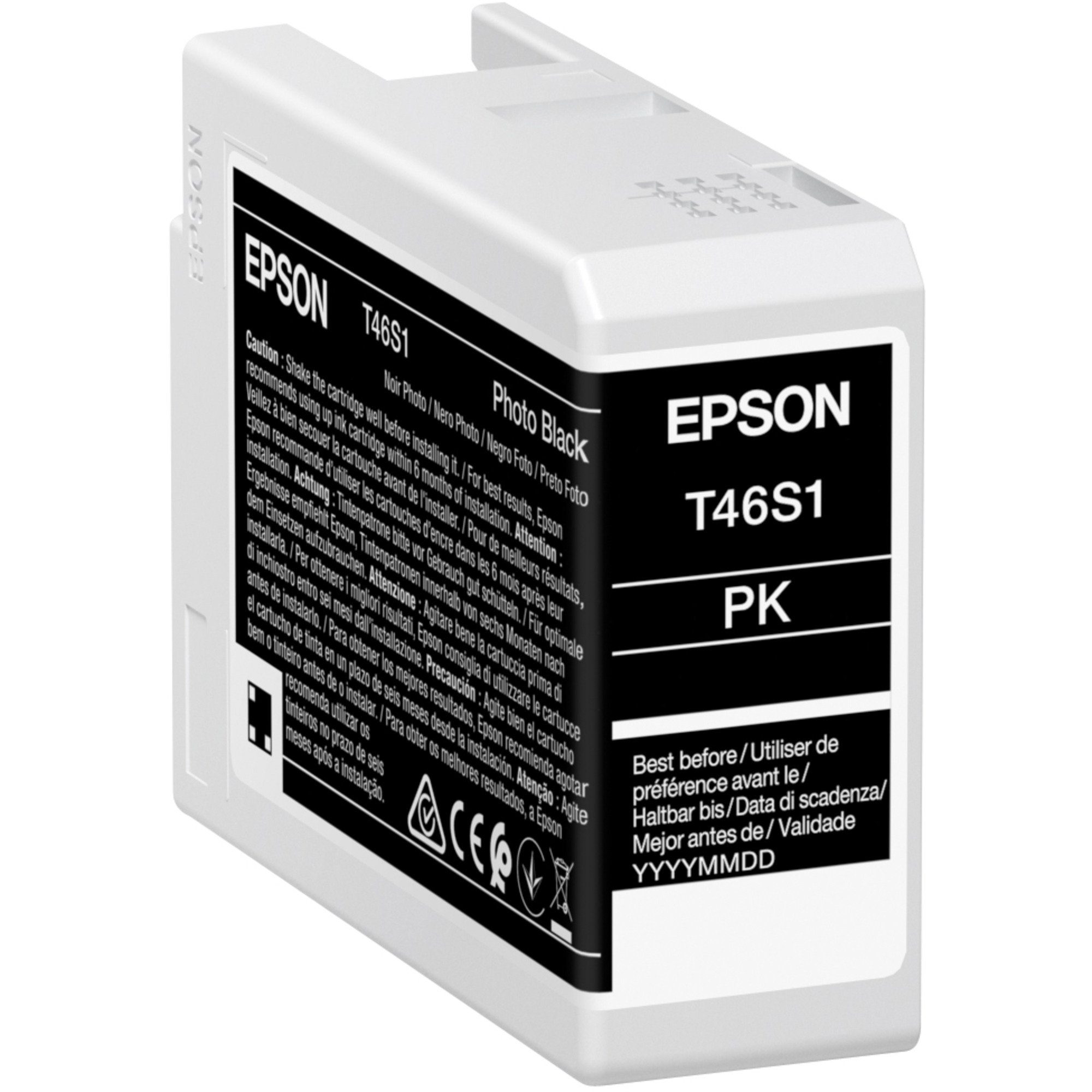 Epson Epson Tinte photoschwarz T46S1 (C13T46S100), Tintenpatrone