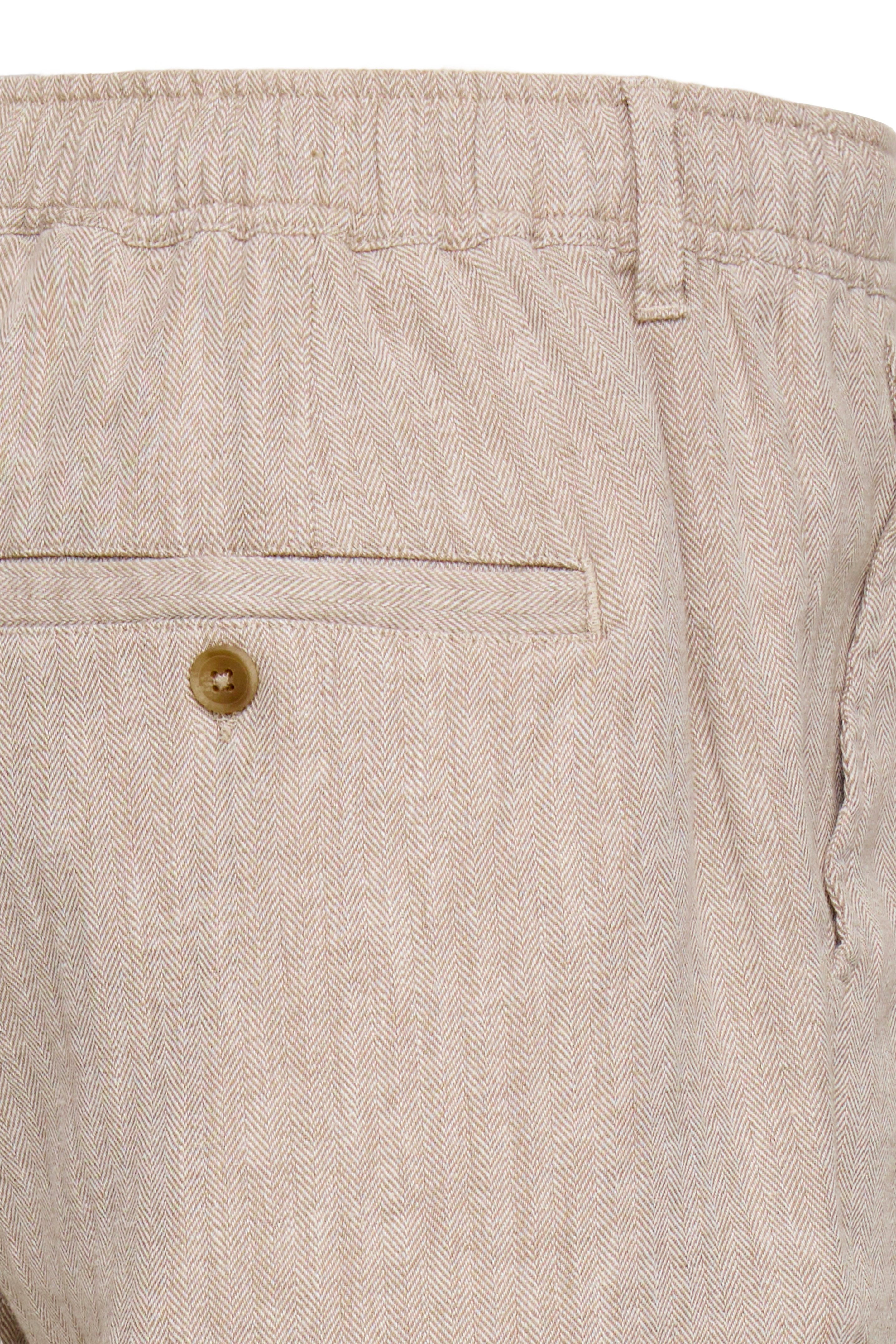 Blend Bermudas BHMARCO REG WOVENSHORTS aus Leinen und Baumwolle, Basic Passform, kniefrei