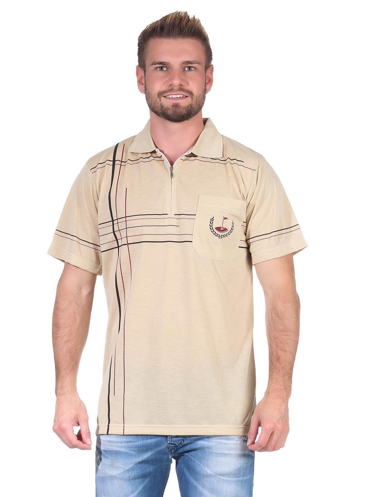 EloModa Poloshirt Herren Poloshirt T-Shirt Polo-Hemd Kurzarm, M L XL XXL  (1-tlg)