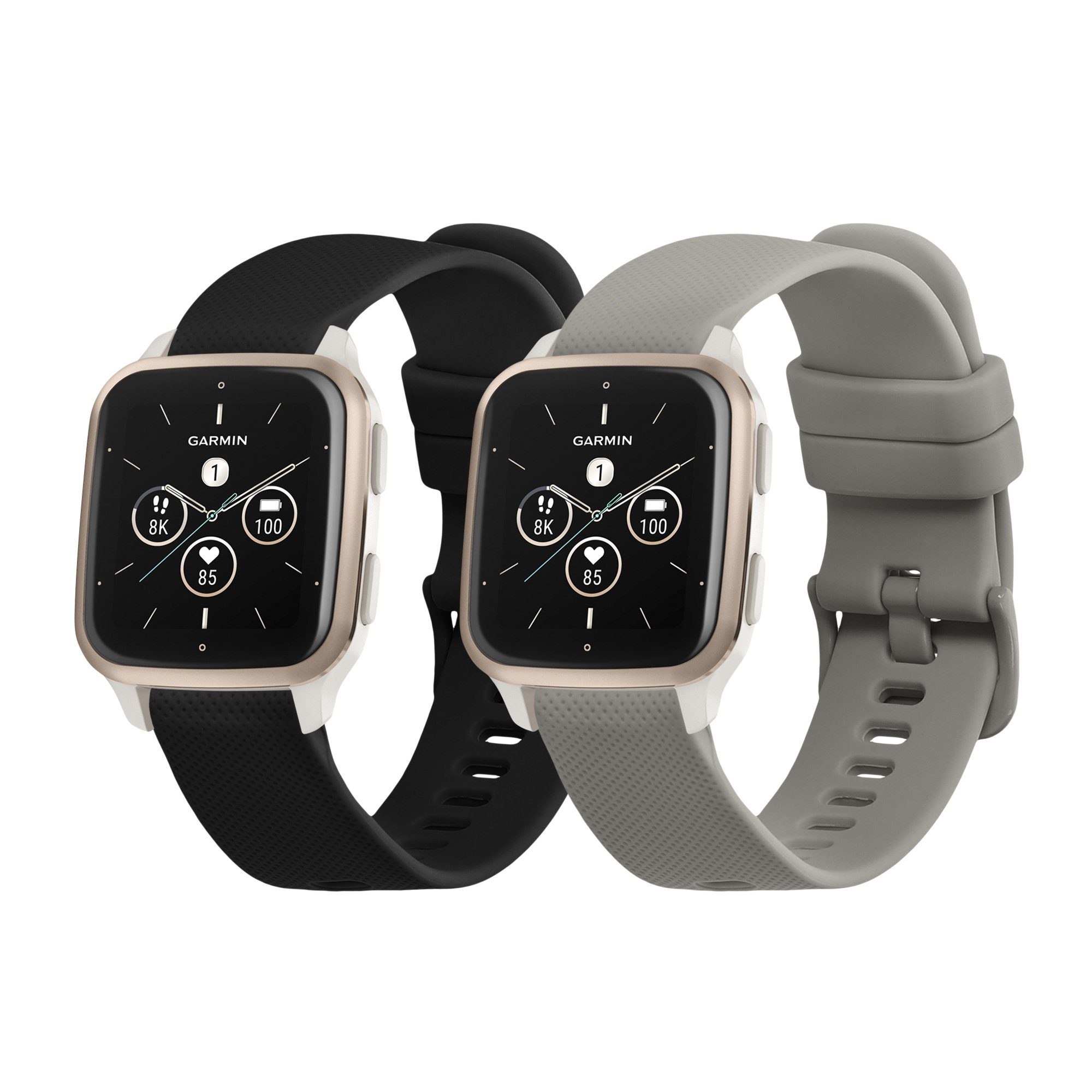 kwmobile Uhrenarmband 2x Sportarmband für Garmin günstig online kaufen
