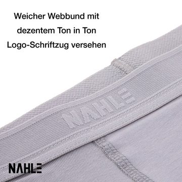 NAHLE Boxershorts Enge Herren Baumwolle Unterhosen Männer Unterwäsche (2-St., 2er, 4er, 8er) aus gekämmter Baumwolle, elastischer weicher Webbund