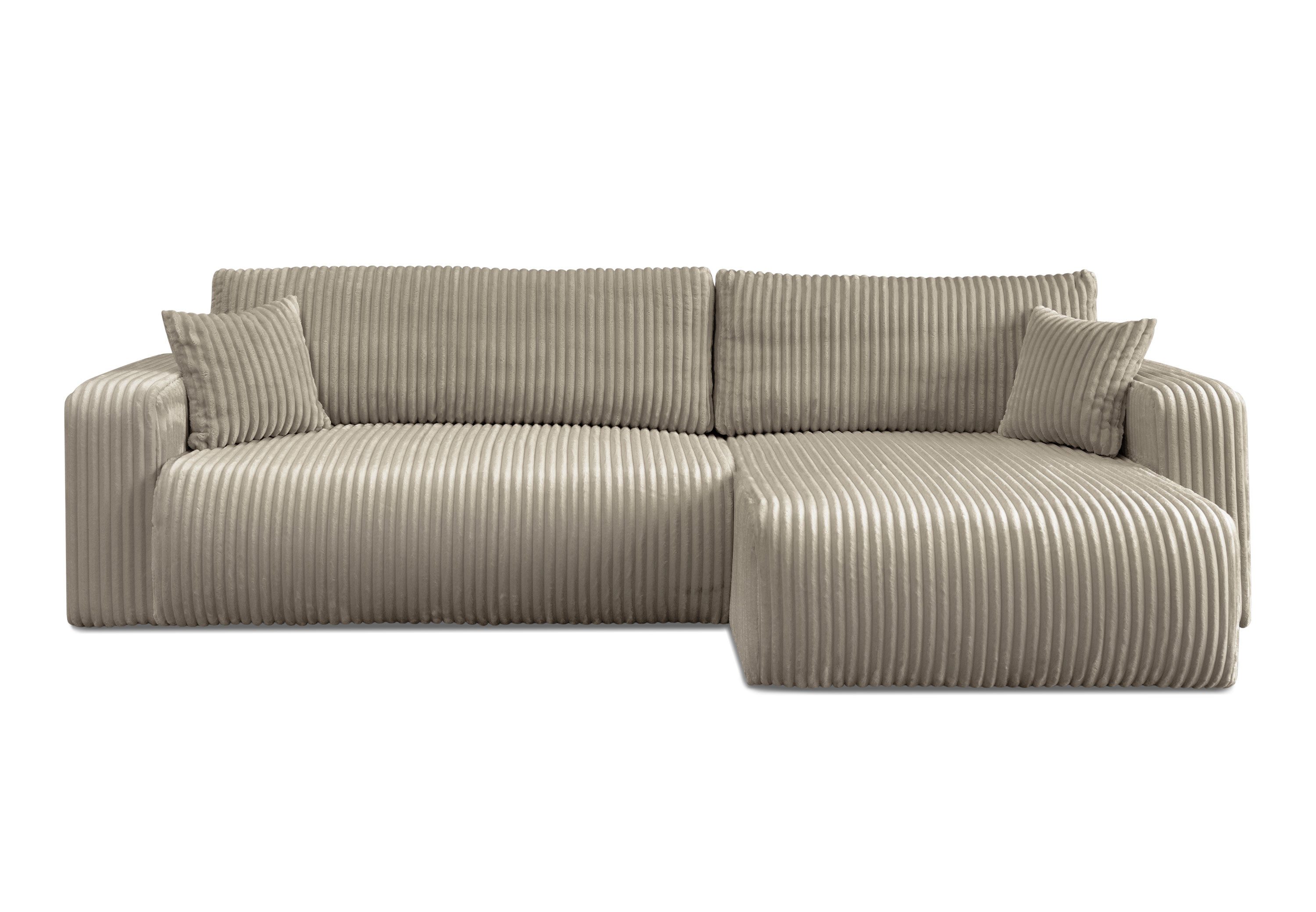 Lookway Ecksofa PRESTIGE SOFT mit Schlaffunktion und Bettkasten, Breite: 277 cm, Seite universal