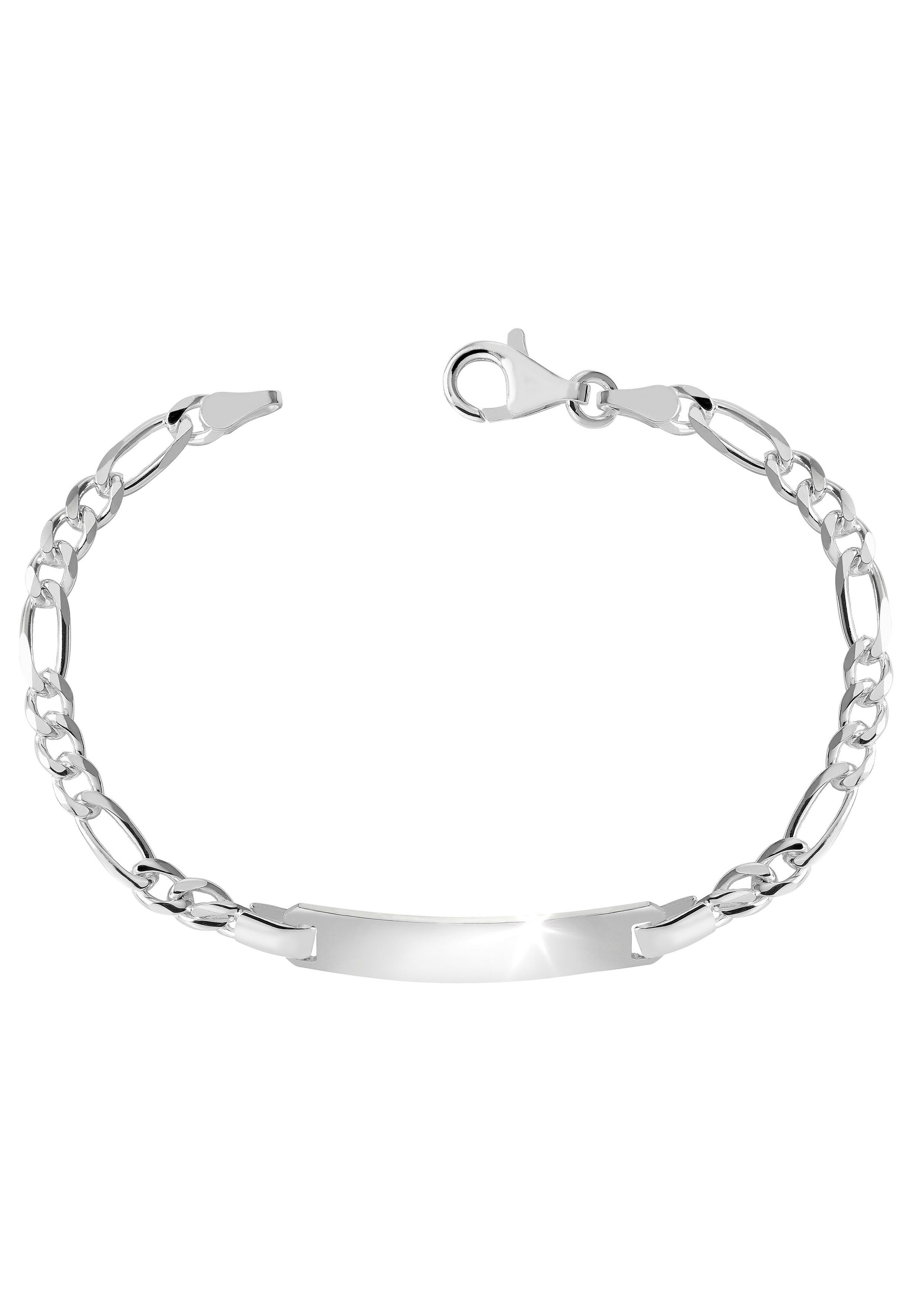 Firetti ID Armband Schmuck Geschenk Silber 925 Armkette Figarokette, zu Hoodie, Kleid, Shirt, Jeans, Sneaker! Anlass Geburtstag Weihnachten
