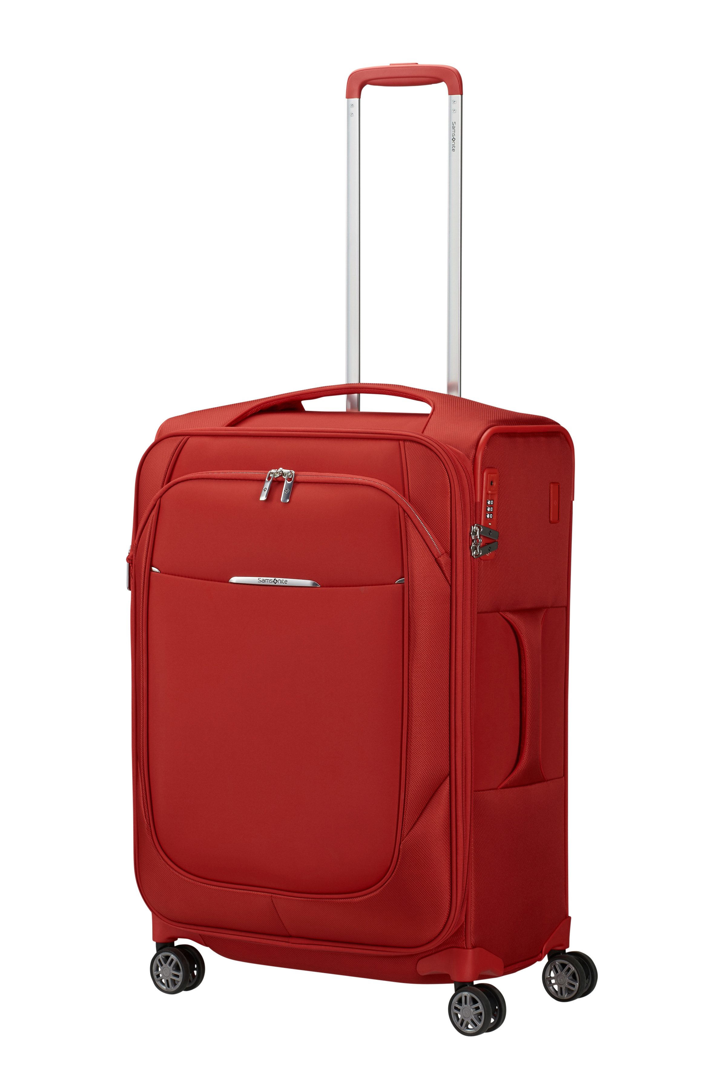 Samsonite Weichgepäck-Trolley RE-LITE, verschiedene Größen und Farben, 4 Rollen, mit arretierbarem und versenkbarem Druckknopf-Trolleysystem