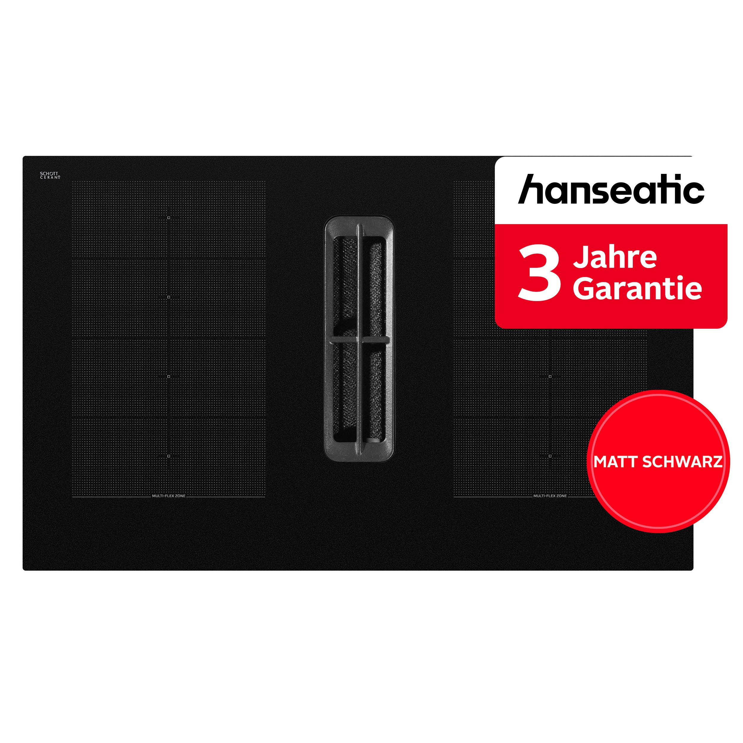 Hanseatic Kochfeld mit Dunstabzug HDI4B9074SBMB, inkl. 3 Jahre Herstellergarantie