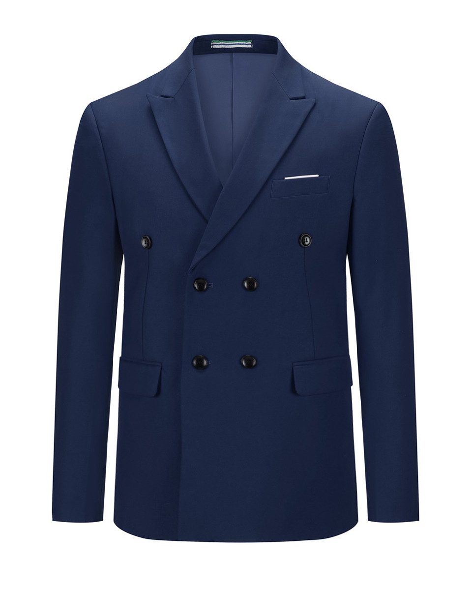 Allthemen Anzugsakko zweireihiger Herrensakko Slim Fit eleganter Hochzeitsb günstig online kaufen