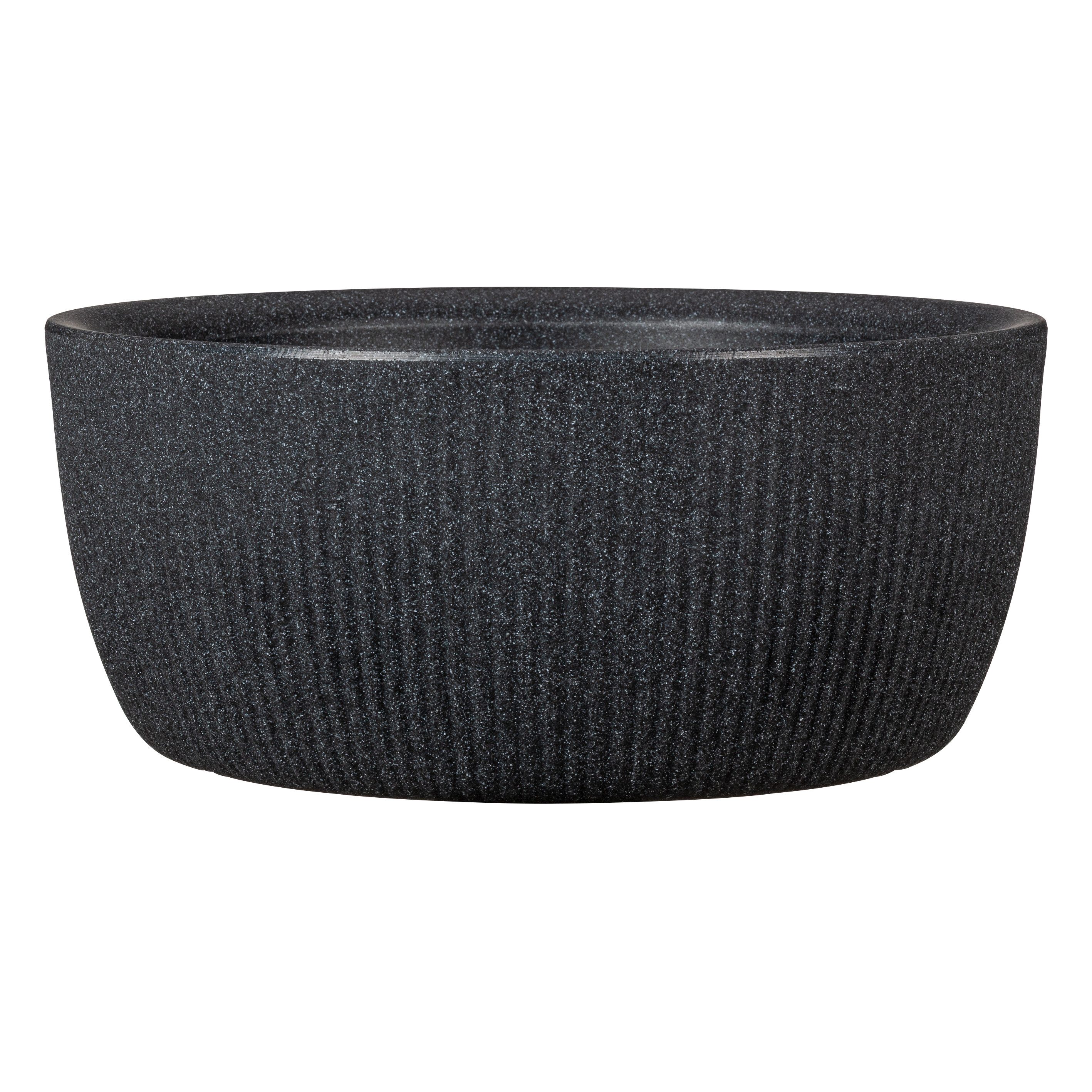 Scheurich Übertopf 30/273 LINETTO BOWL, Pflanzschale aus Kunststoff, ØxH: 28,6x12,6 cm