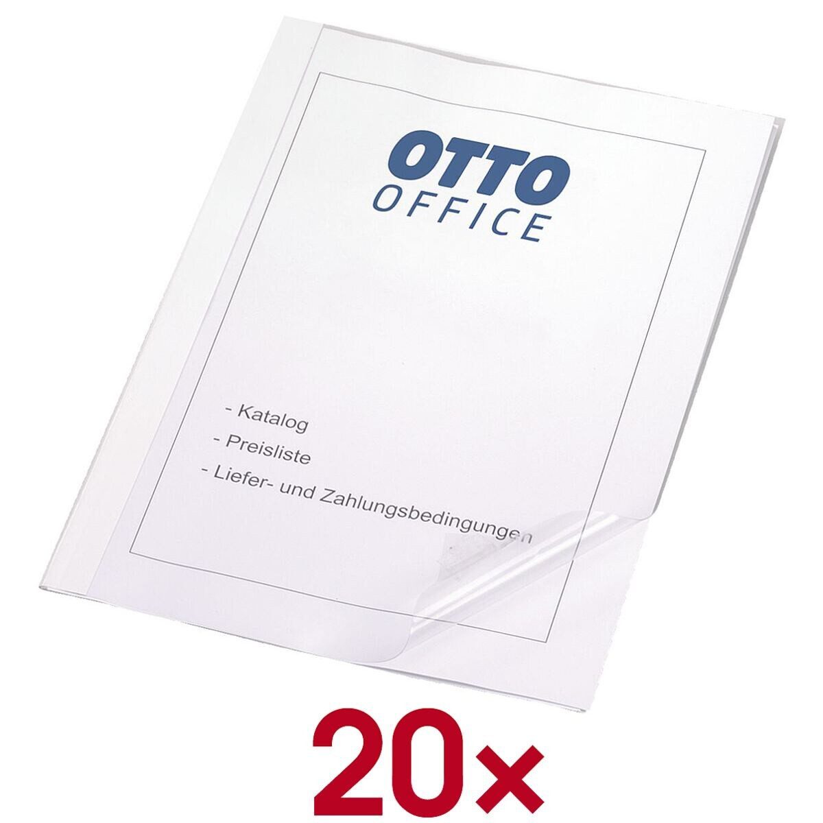 Otto Office Thermo-Bindemappe, 4 A4, bis 40 Blatt, (20-St)